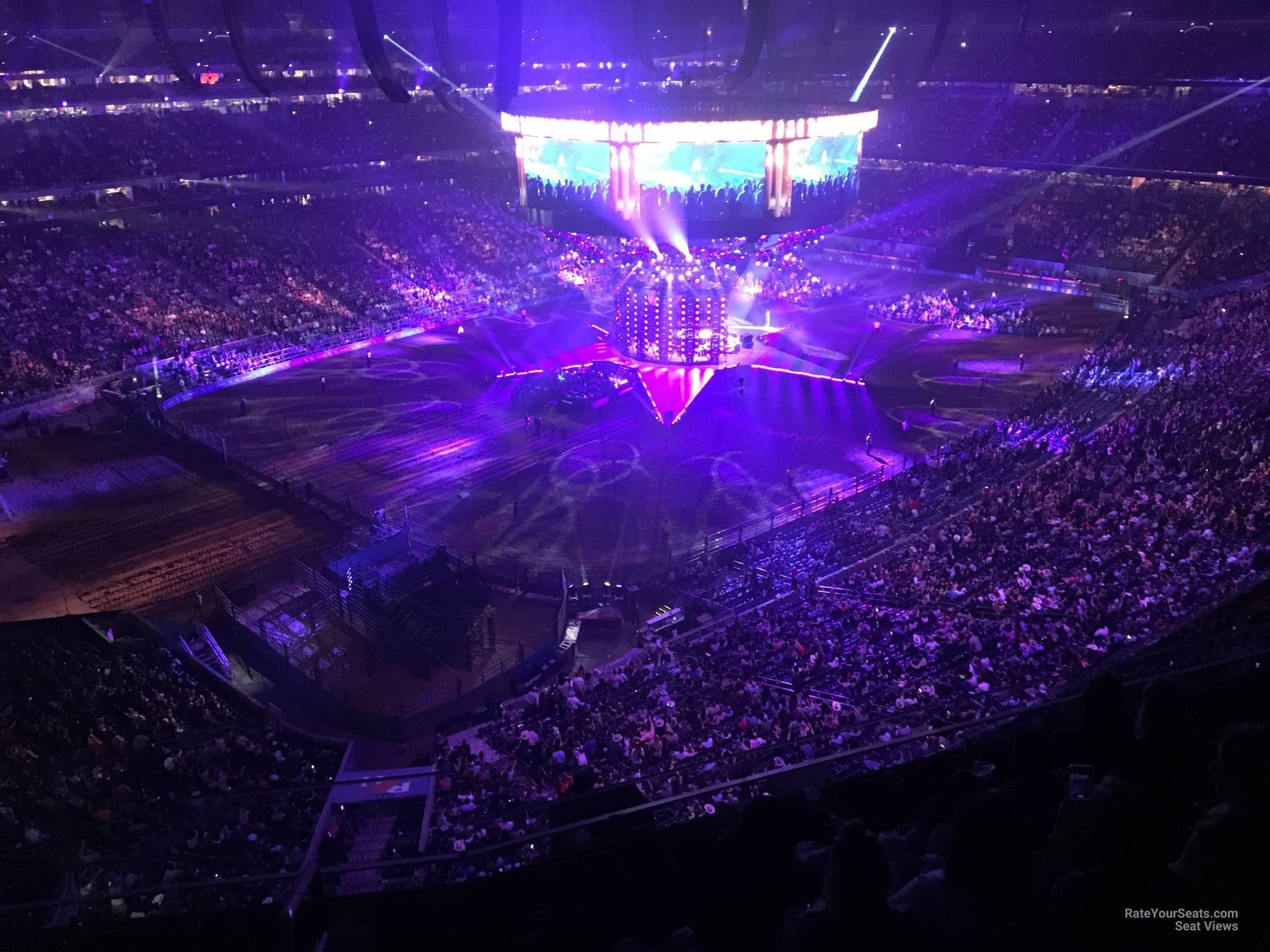 section 540, row m seat view  for concert - nrg stadium