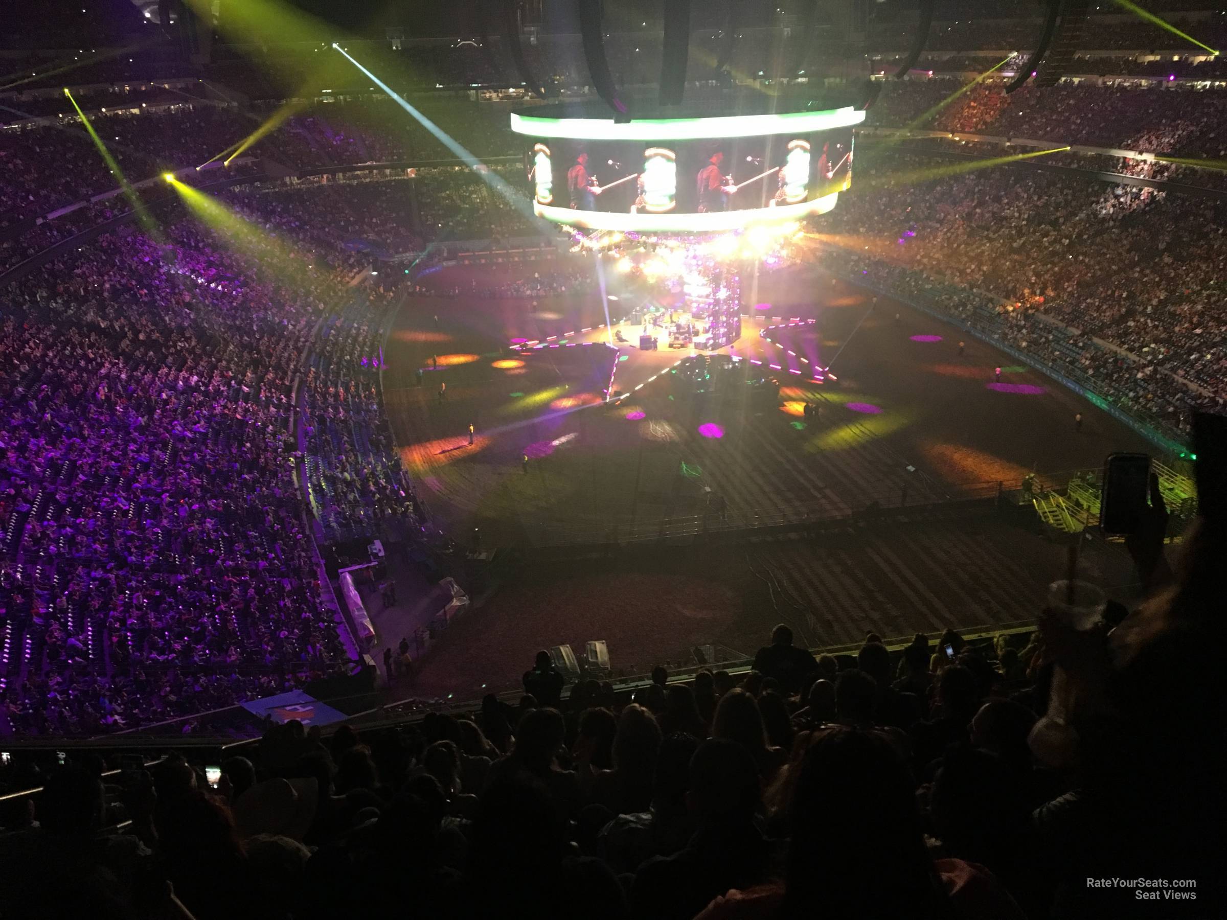 section 549, row m seat view  for concert - nrg stadium