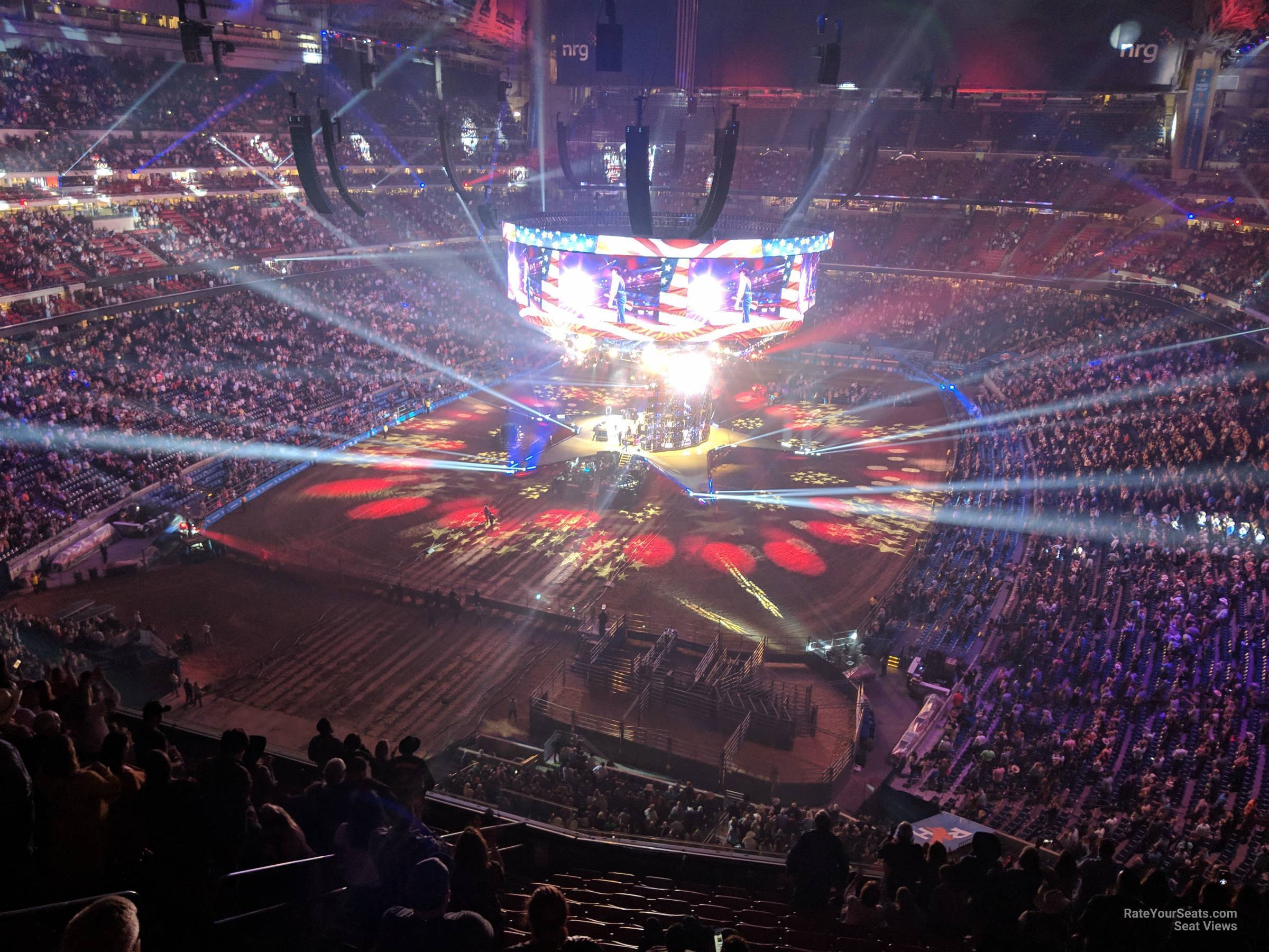 section 645, row a seat view  for concert - nrg stadium