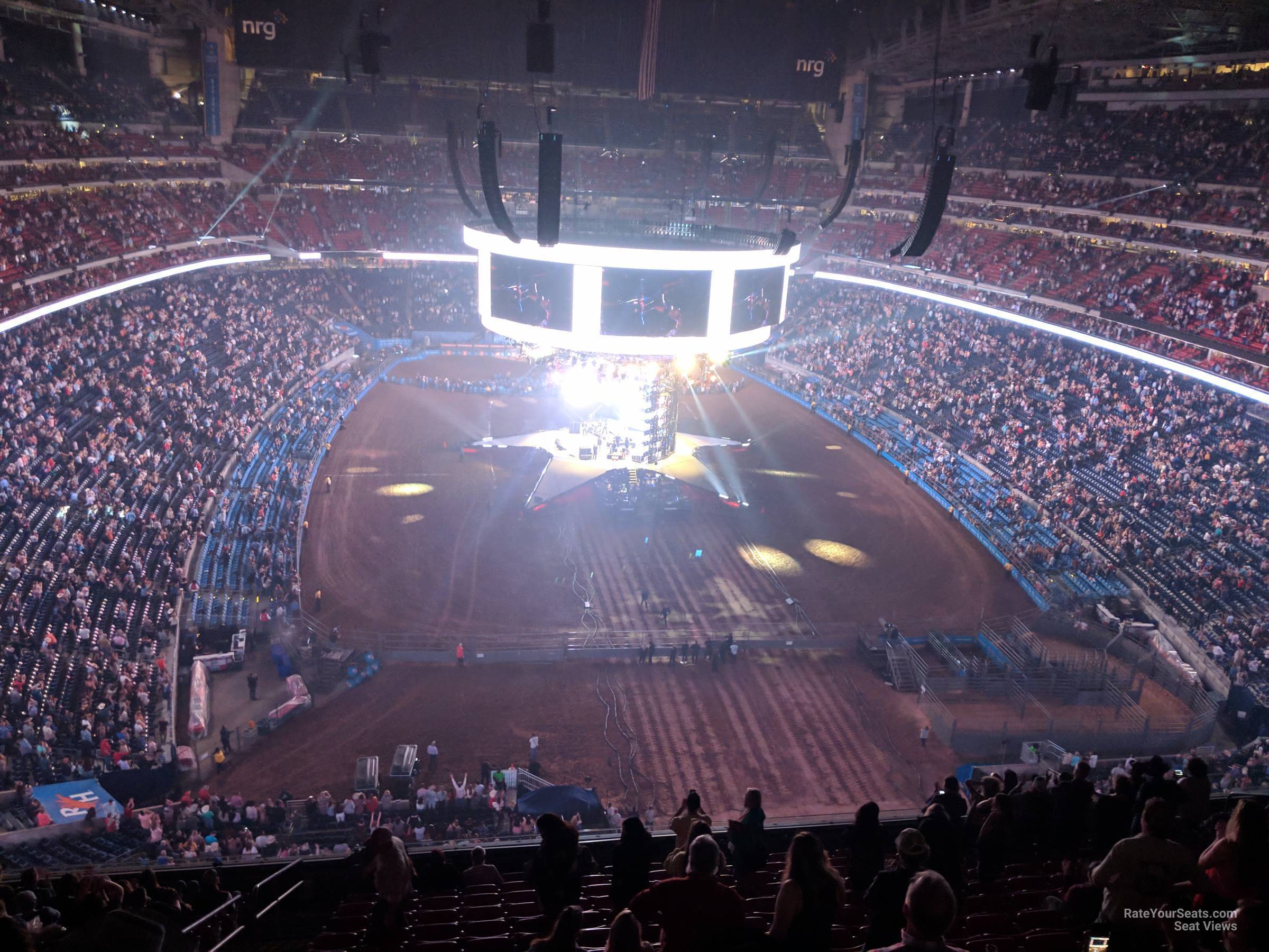 section 649, row a seat view  for concert - nrg stadium