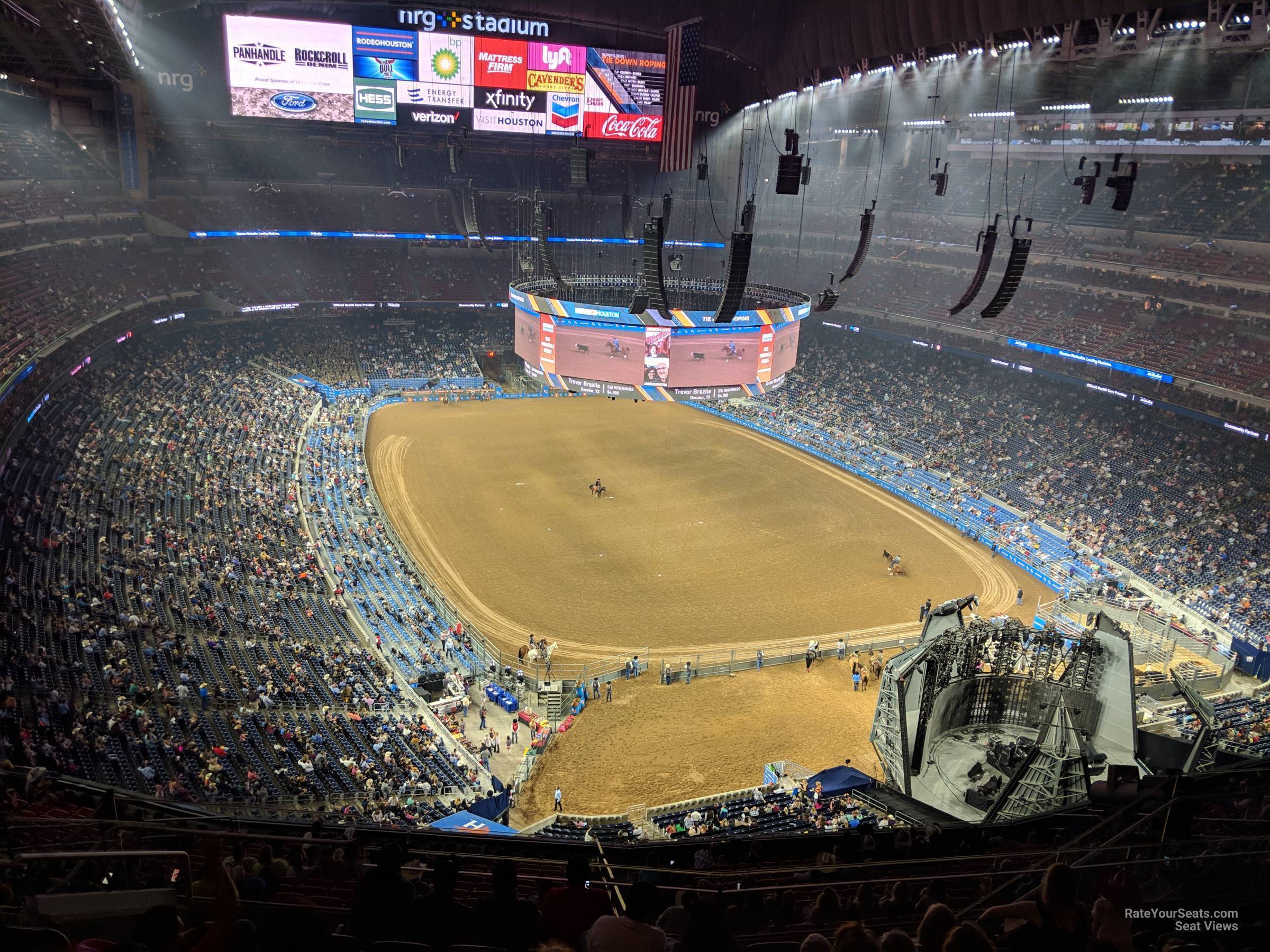 section 651, row h seat view  for concert - nrg stadium