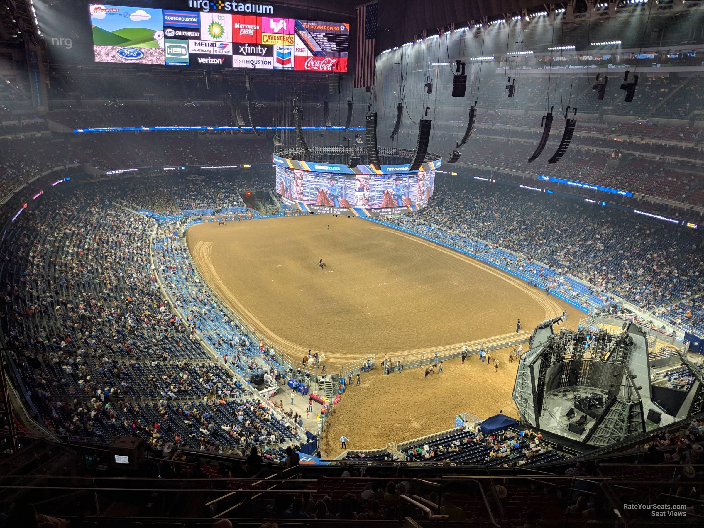 section 652, row h seat view  for concert - nrg stadium