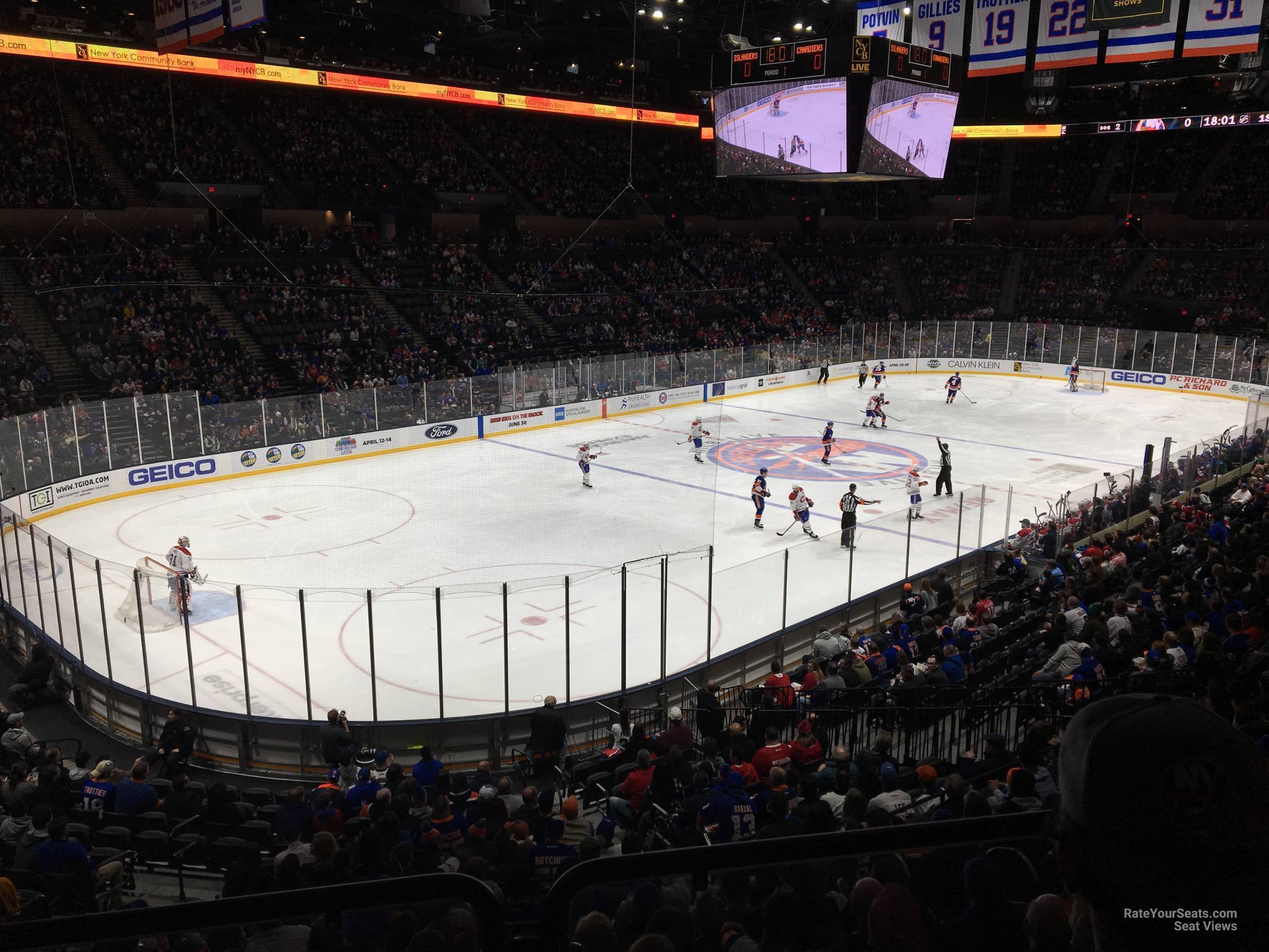 nassau coliseum section 121 hockey seating rateyourseats com nassau coliseum seating chart hockey