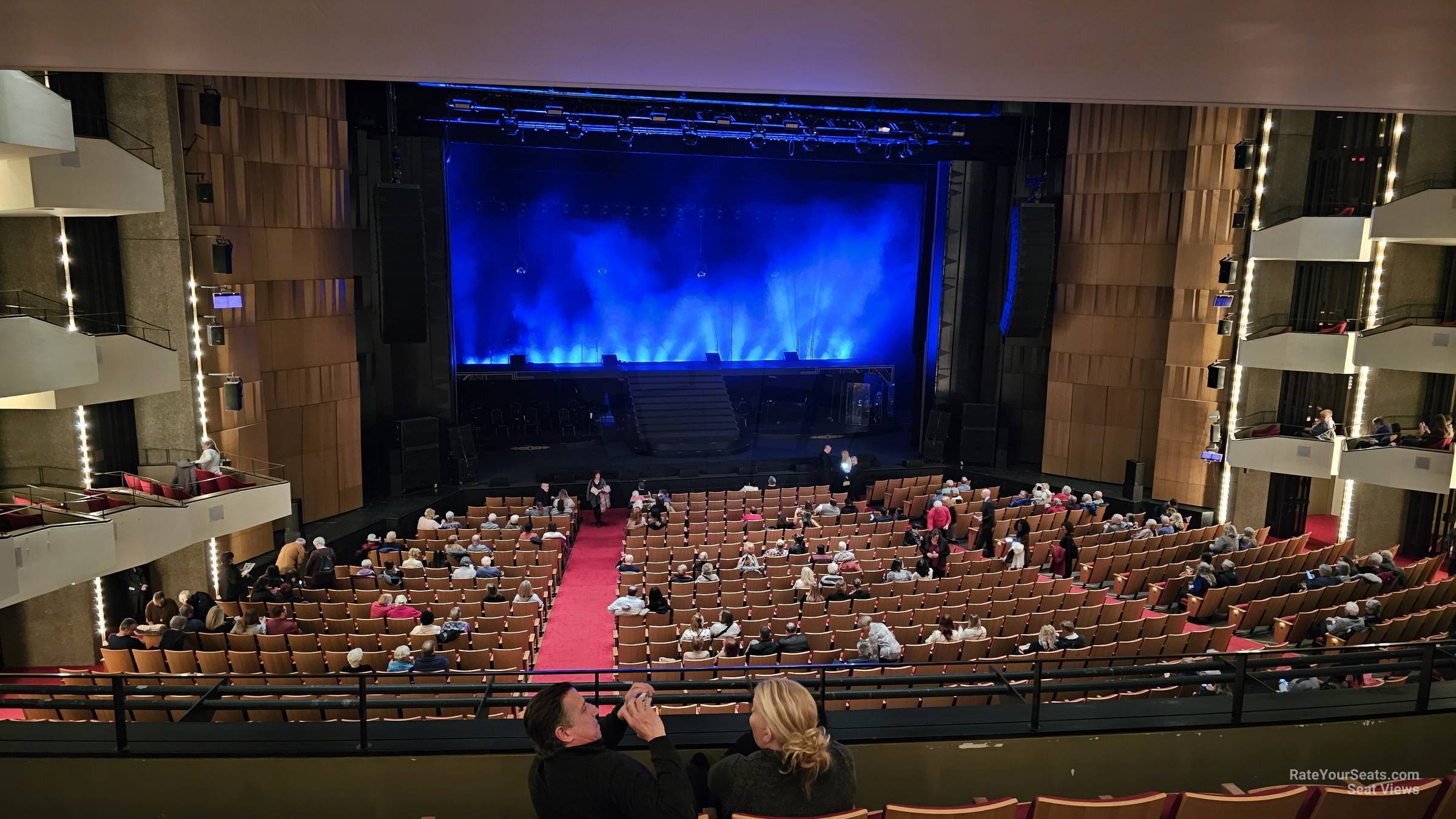 mezzanine left, row e seat view  - national arts centre