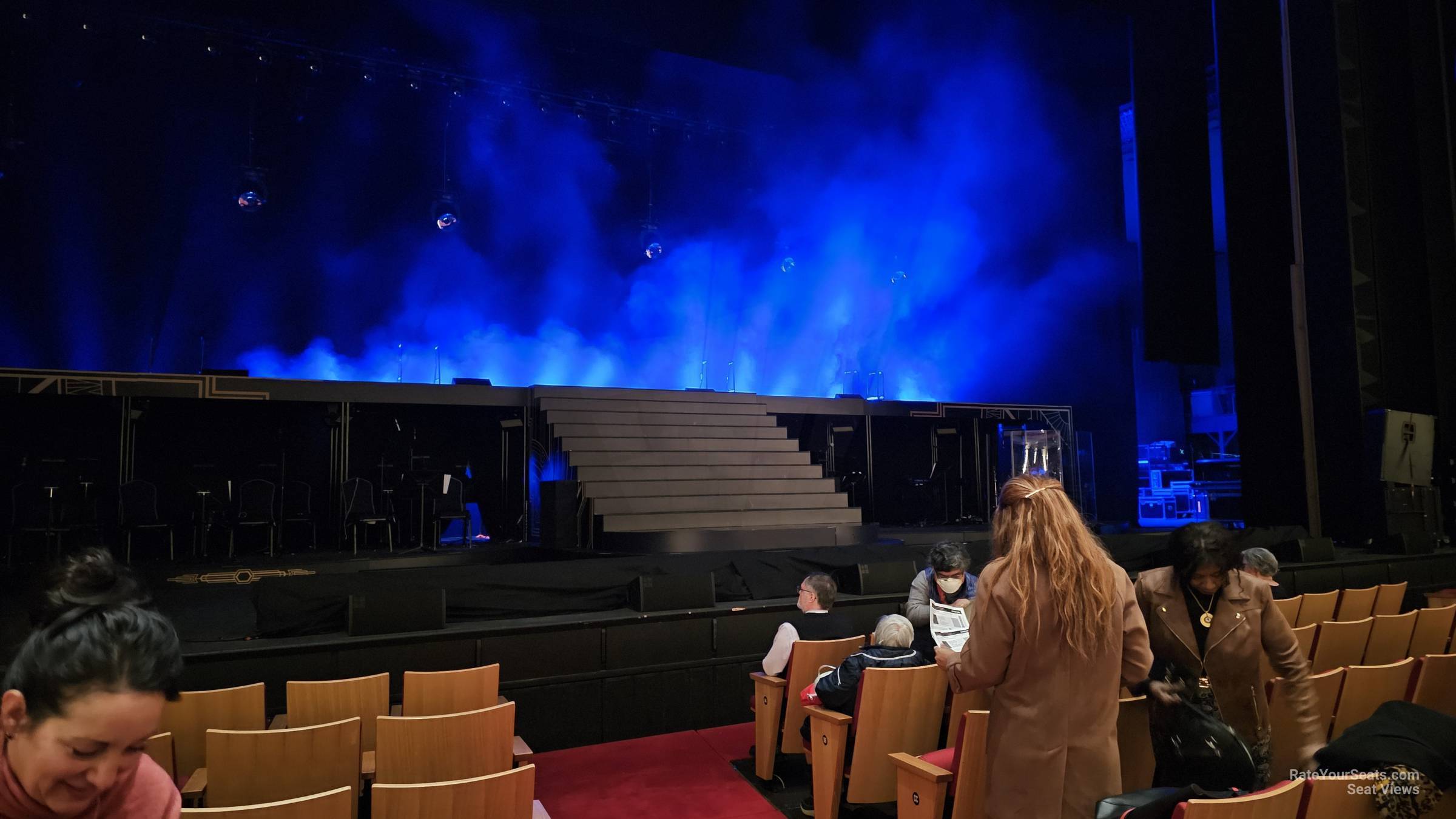 orchestra left, row a seat view  - national arts centre
