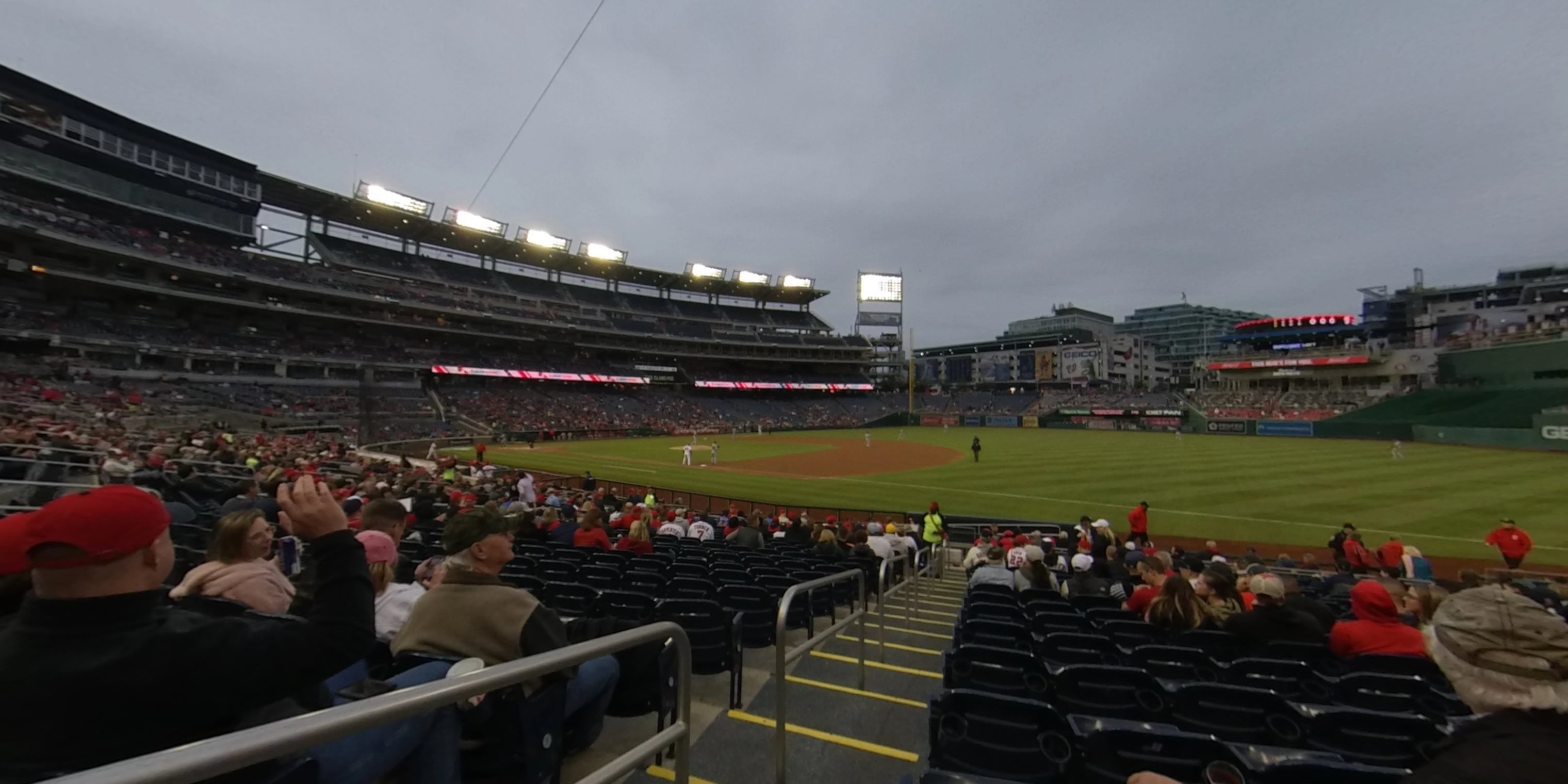 section 132 panoramic seat view  for baseball - nationals park