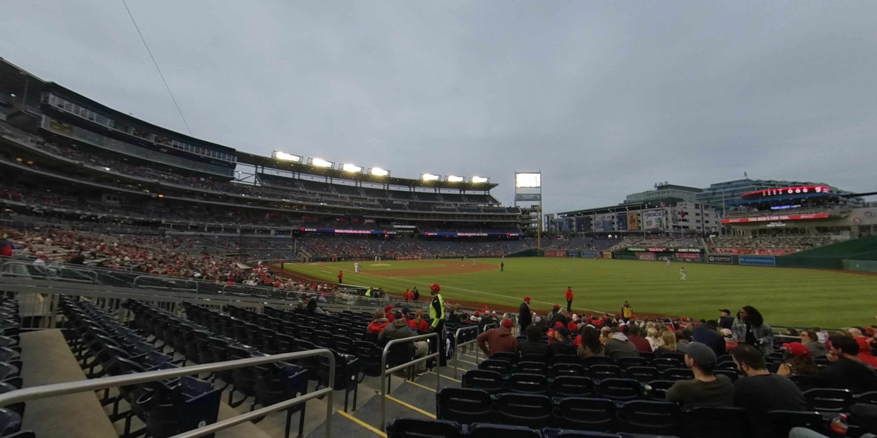 section 134 panoramic seat view  for baseball - nationals park