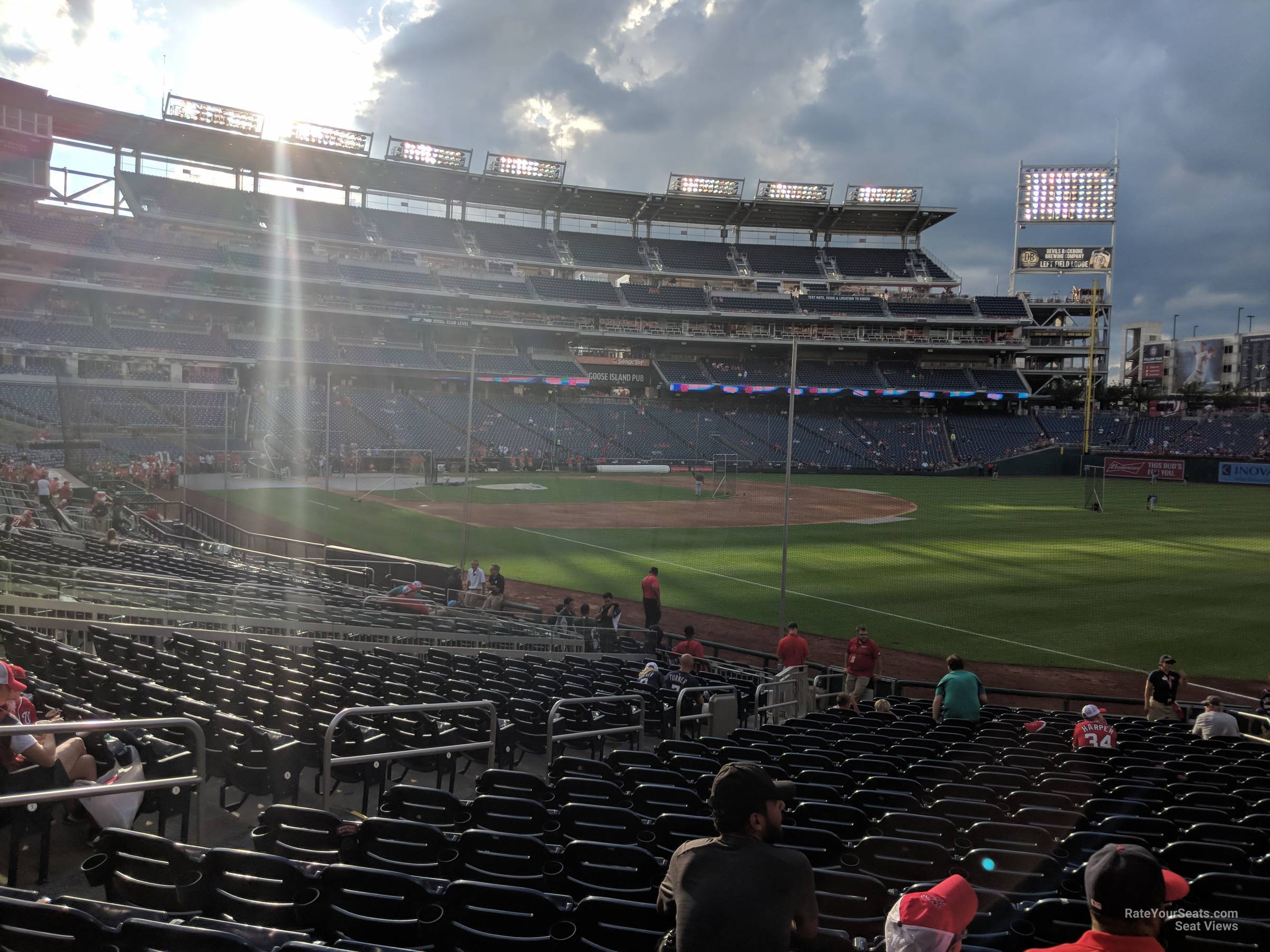 Washington Nationals Park Seating View - vympsvc