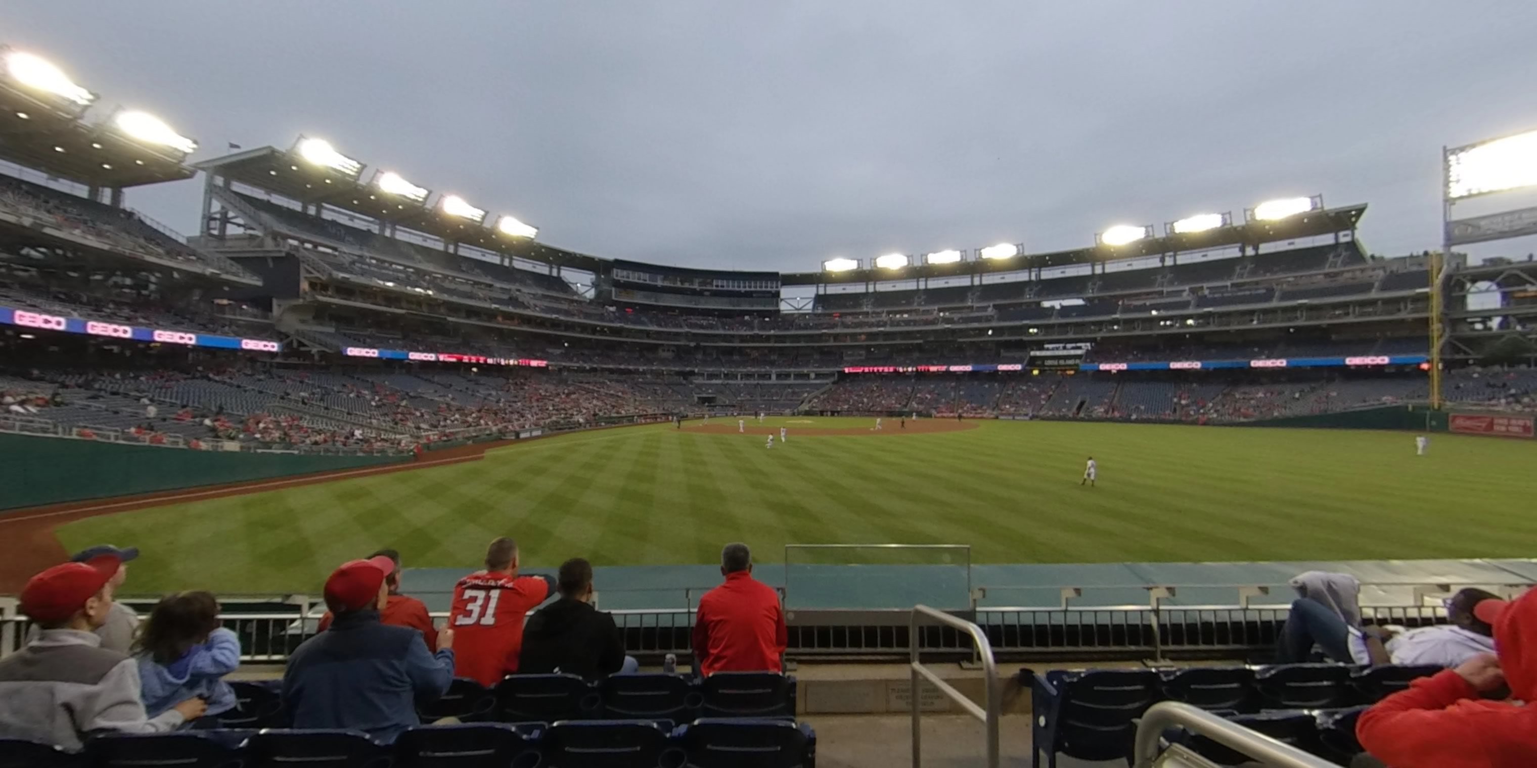 section 140 panoramic seat view  for baseball - nationals park