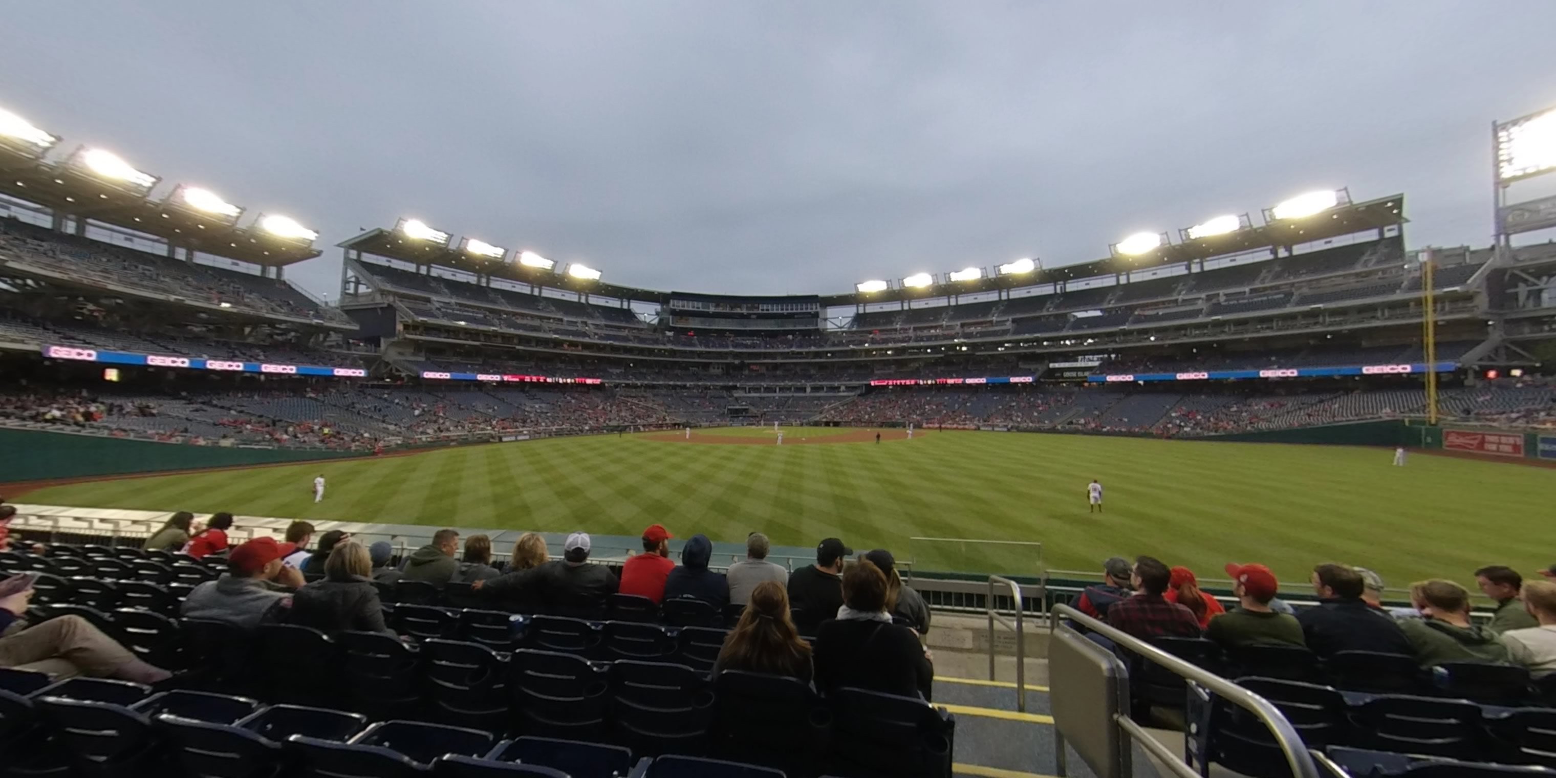 section 142 panoramic seat view  for baseball - nationals park