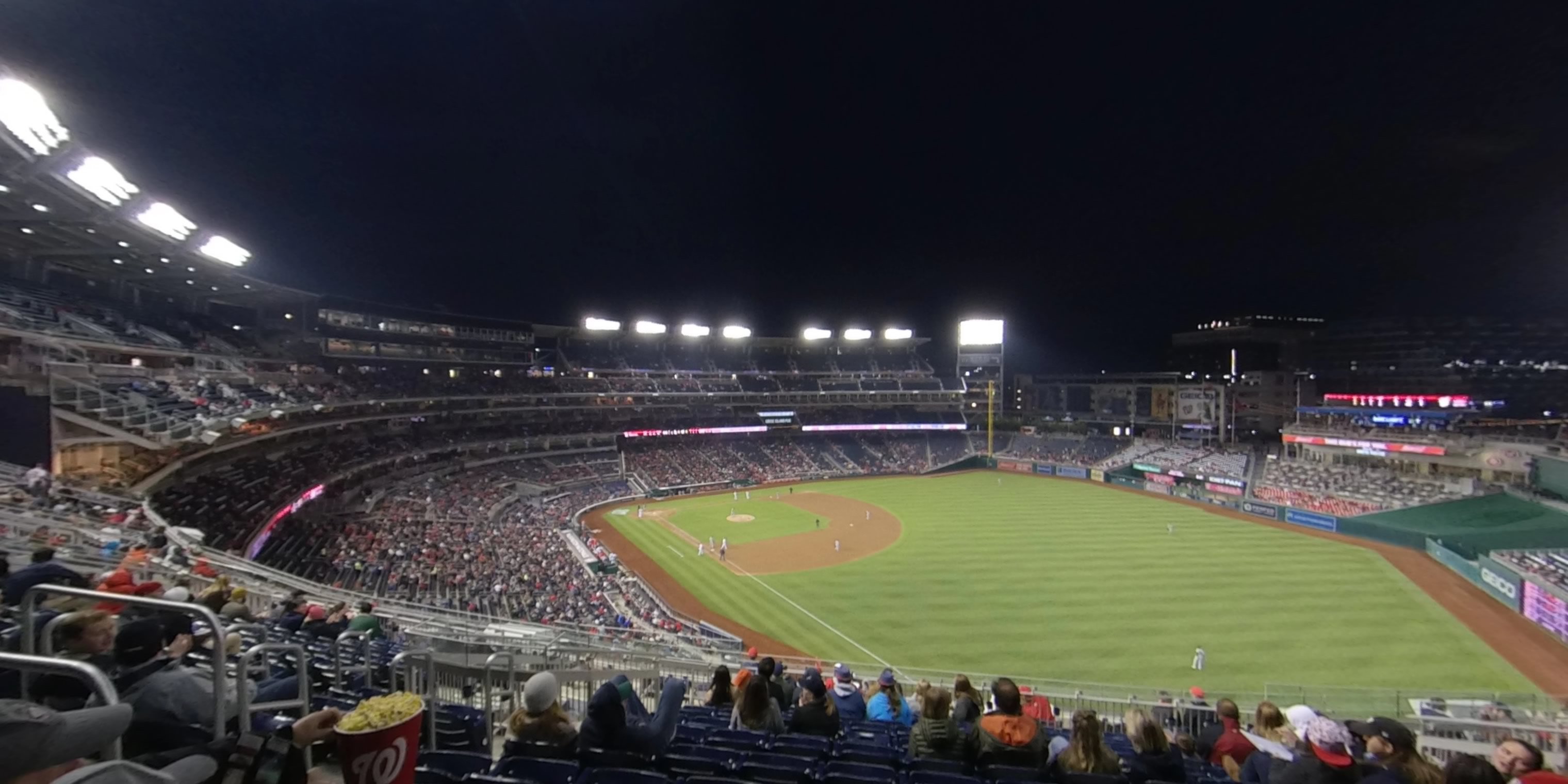 section 226 panoramic seat view  for baseball - nationals park