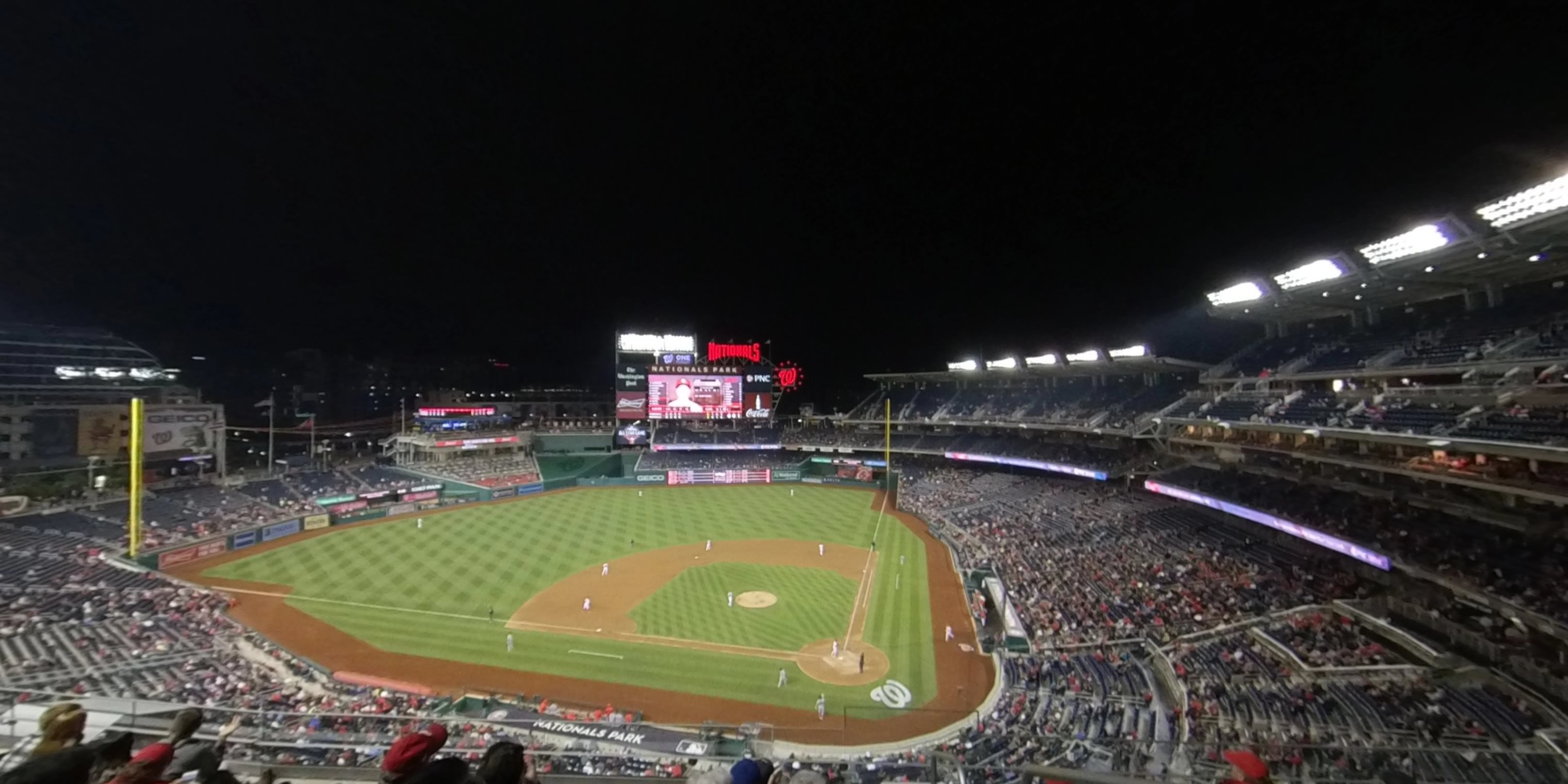 section 310 panoramic seat view  for baseball - nationals park