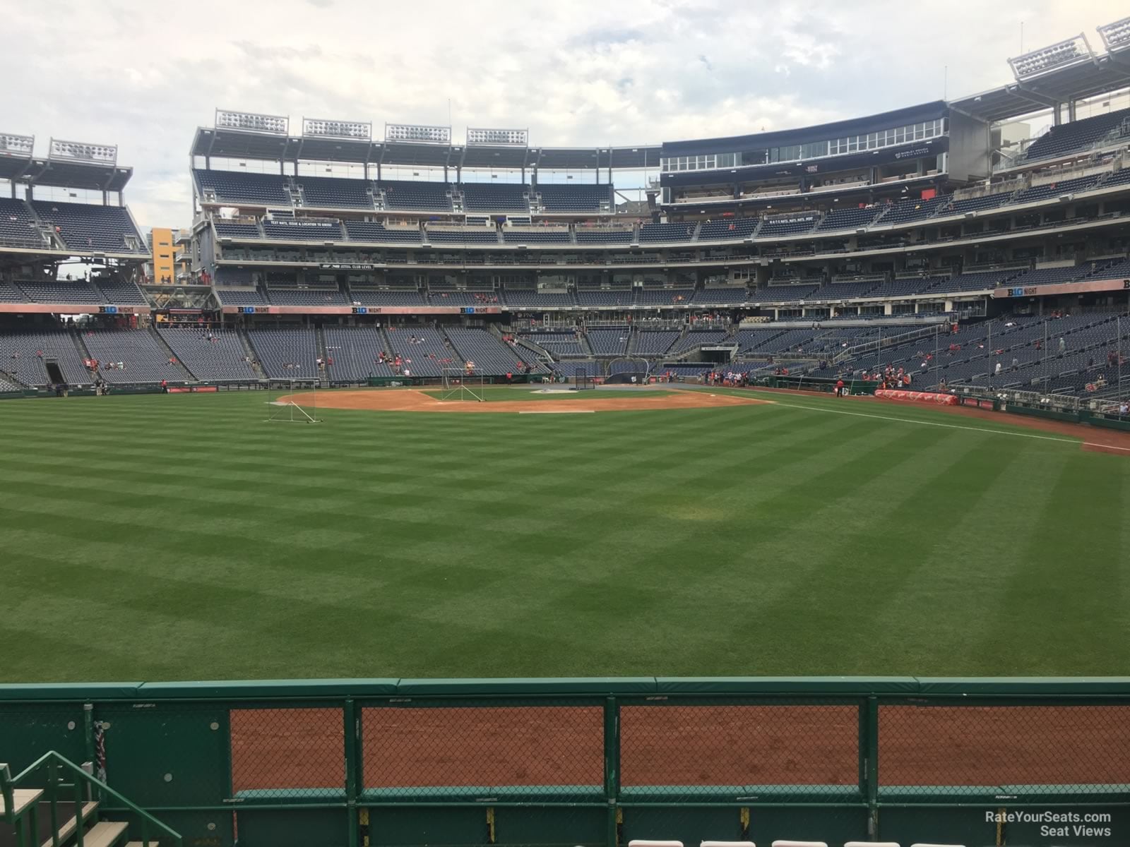 section 102, row l seat view  for baseball - nationals park