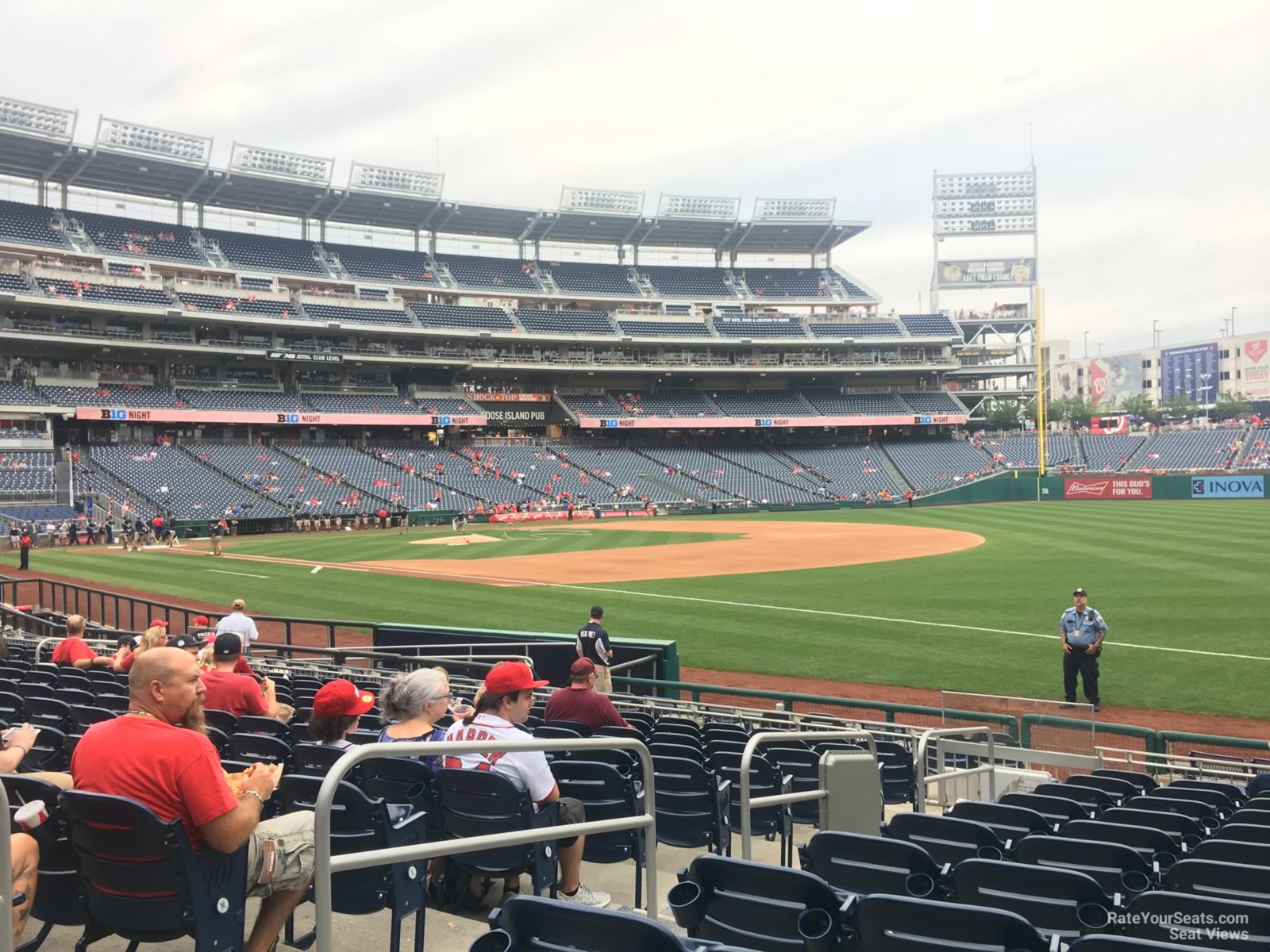 Nationals Seating Chart Rows