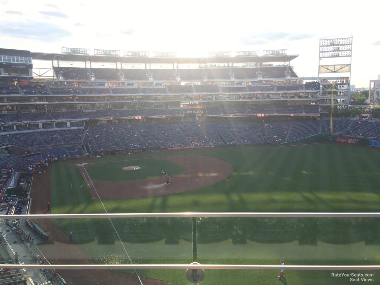 section 232, row d seat view  for baseball - nationals park