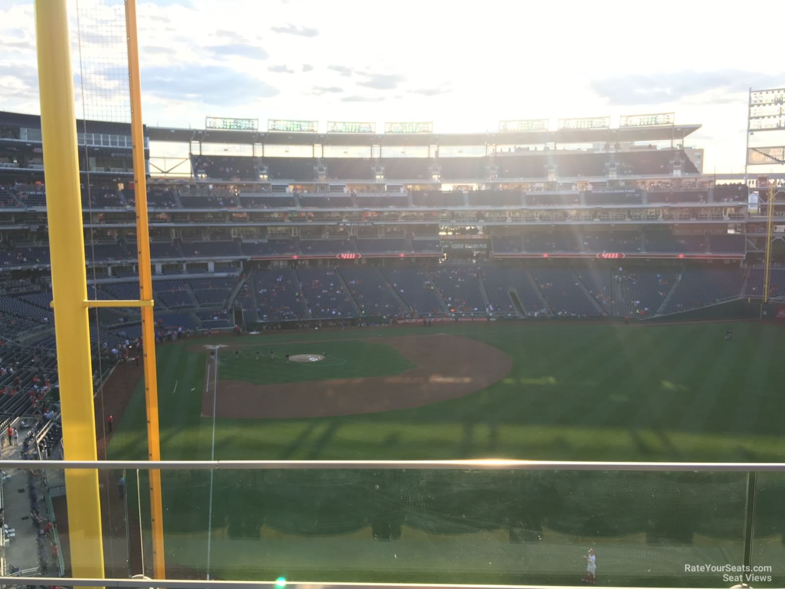 section 234, row d seat view  for baseball - nationals park