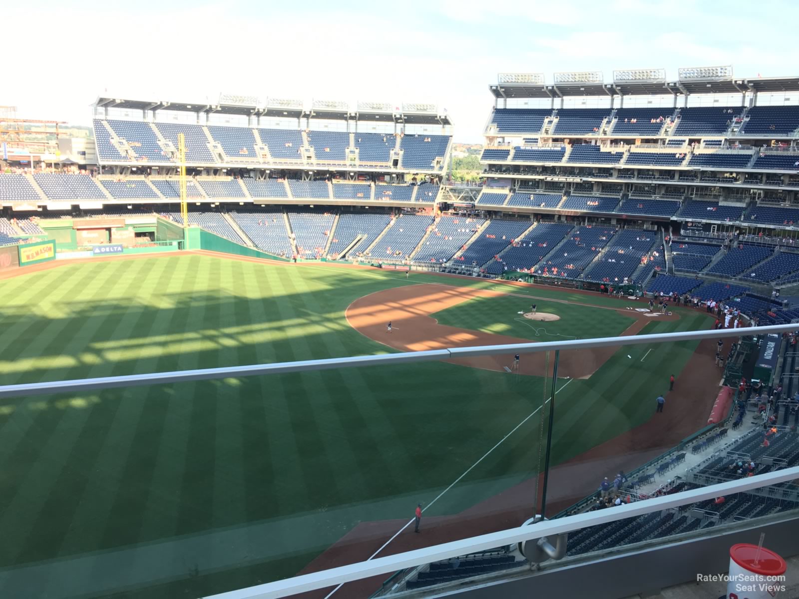 section 301, row a seat view  for baseball - nationals park