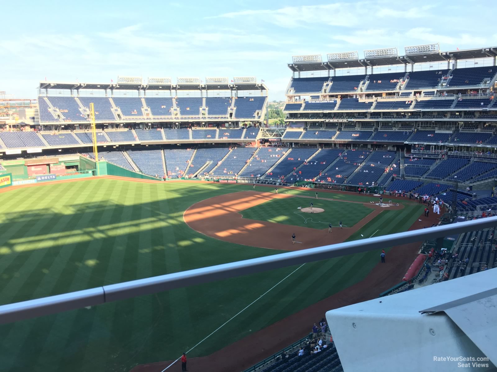 section 302, row a seat view  for baseball - nationals park
