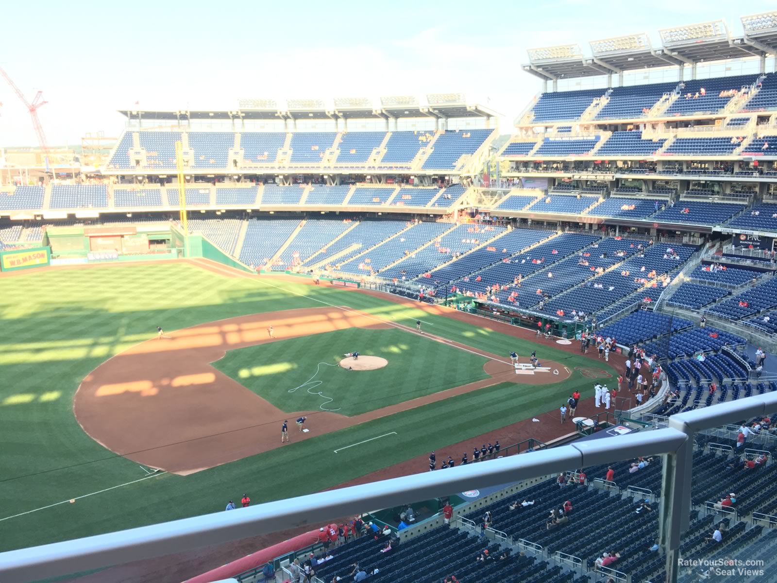 section 306, row a seat view  for baseball - nationals park