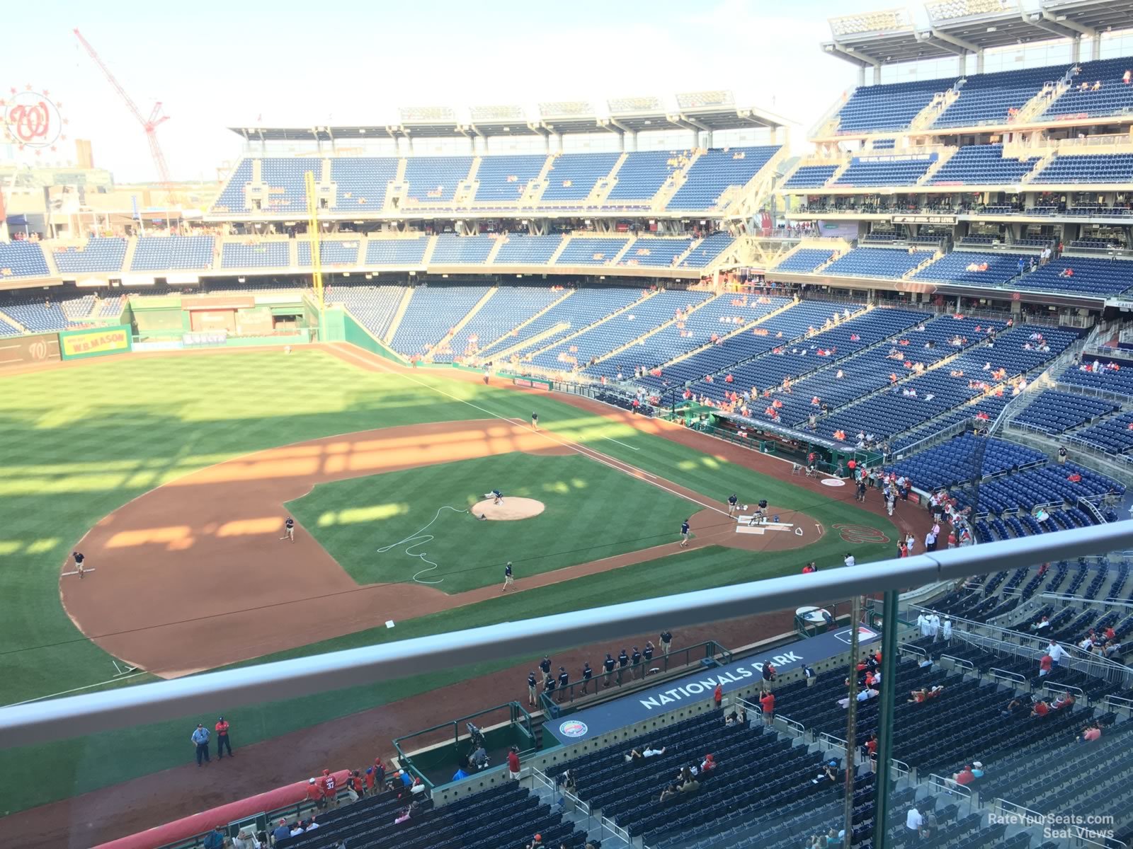 section 307, row a seat view  for baseball - nationals park