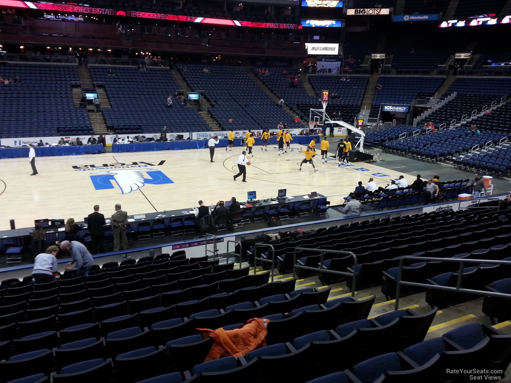 Nationwide Arena Seating Chart Basketball