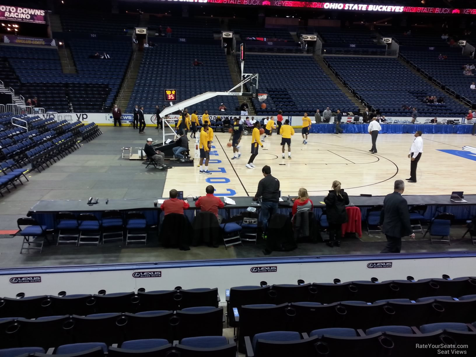 Nationwide Arena banners, Where most teams have winning ban…