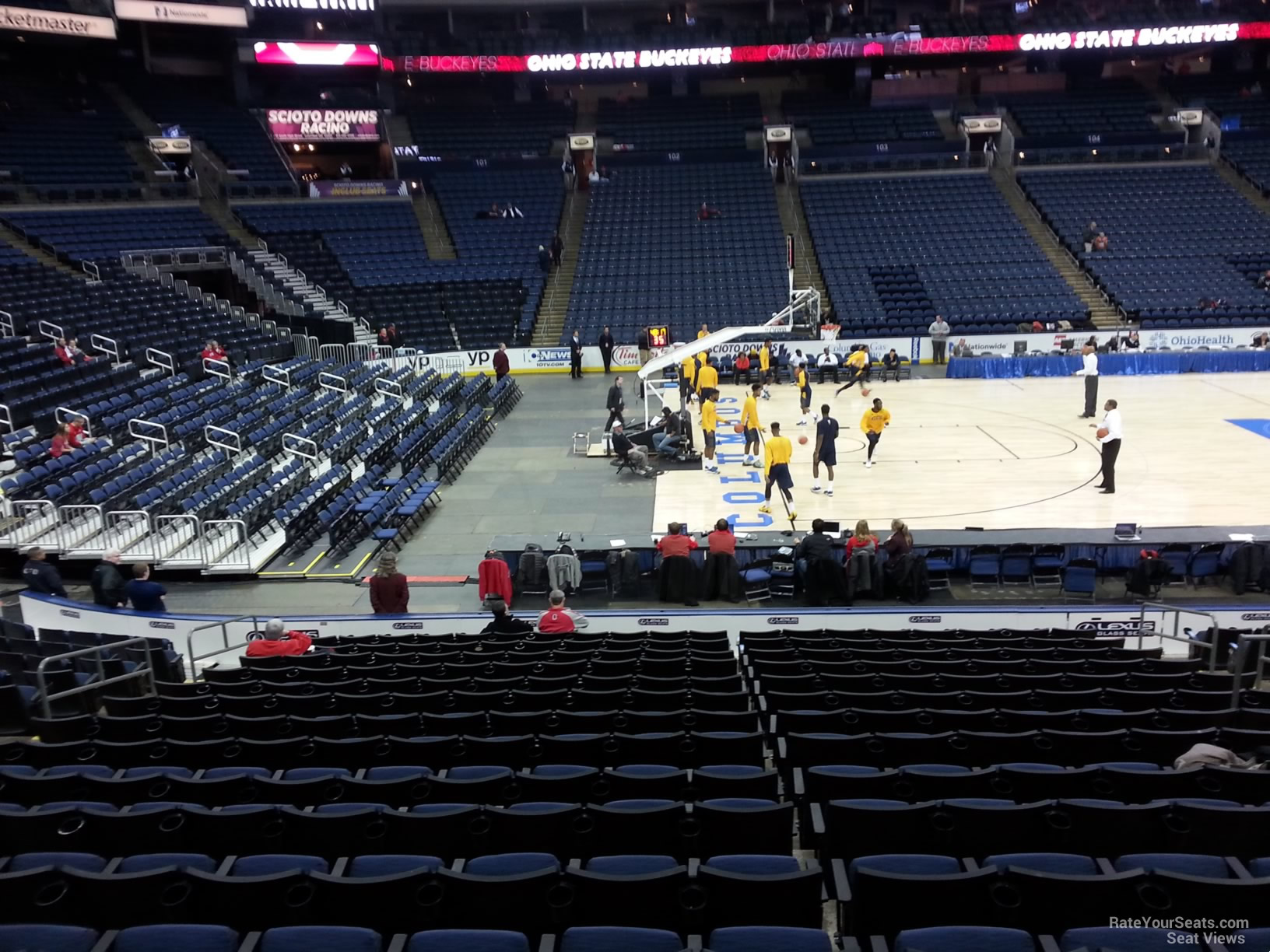 Nationwide Arena Seating Chart Section 116