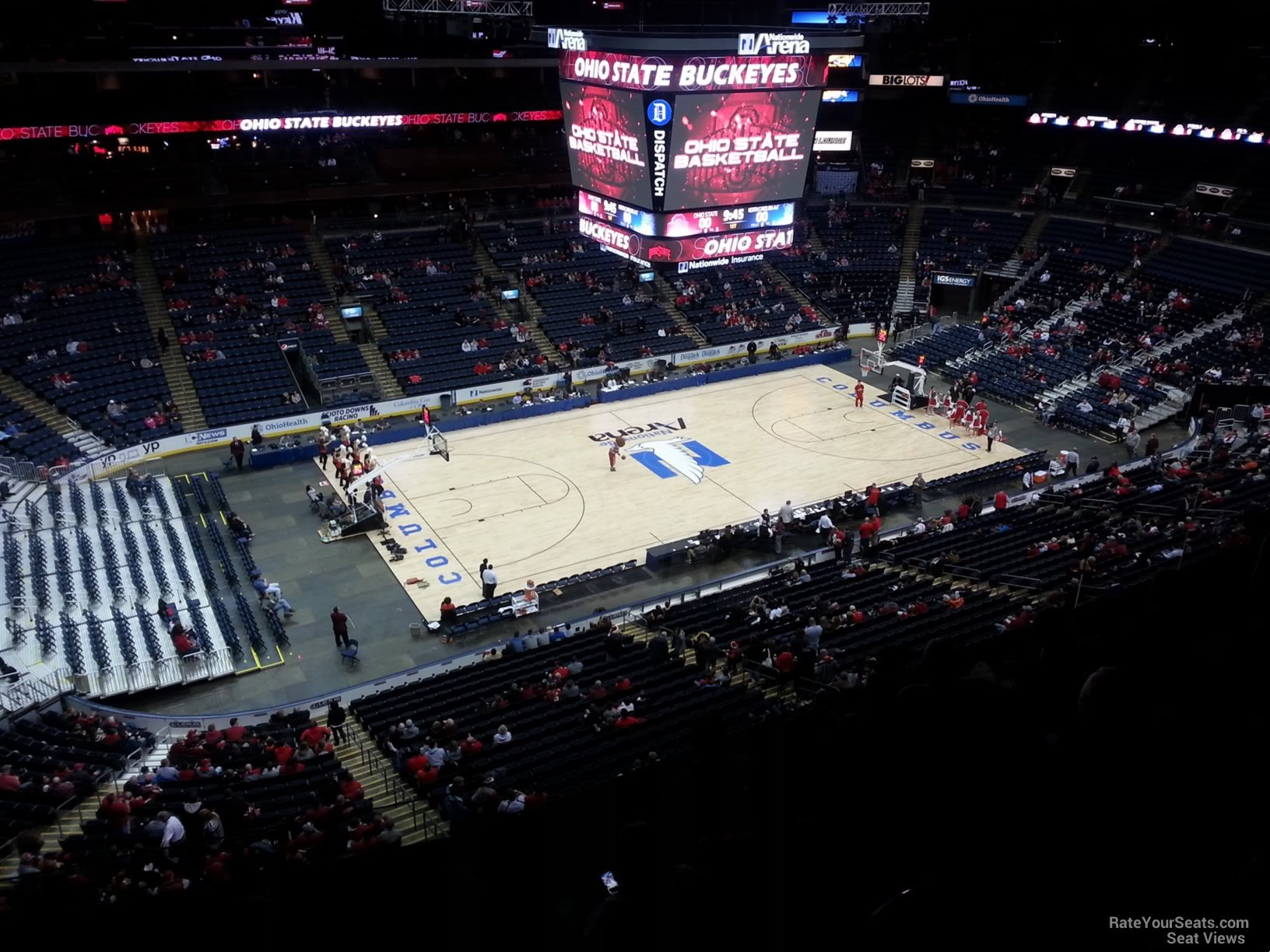 Nationwide Arena Seating Chart Basketball