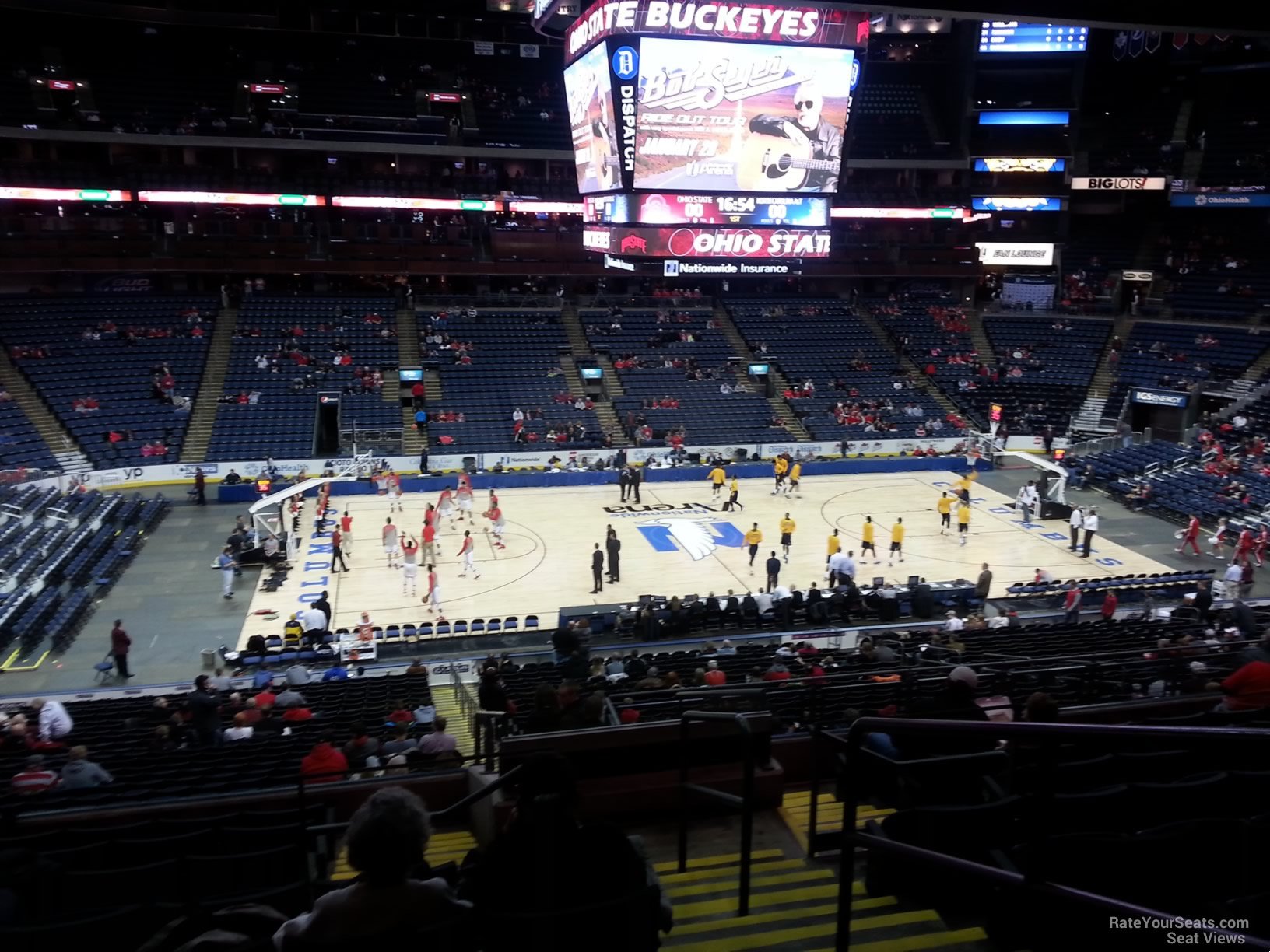 section cl5 seat view  for basketball - nationwide arena