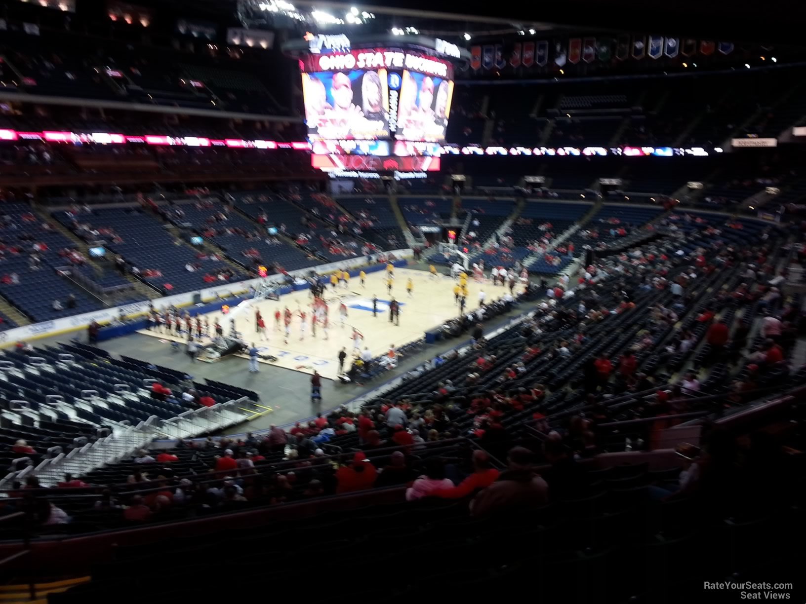section cl8 seat view  for basketball - nationwide arena