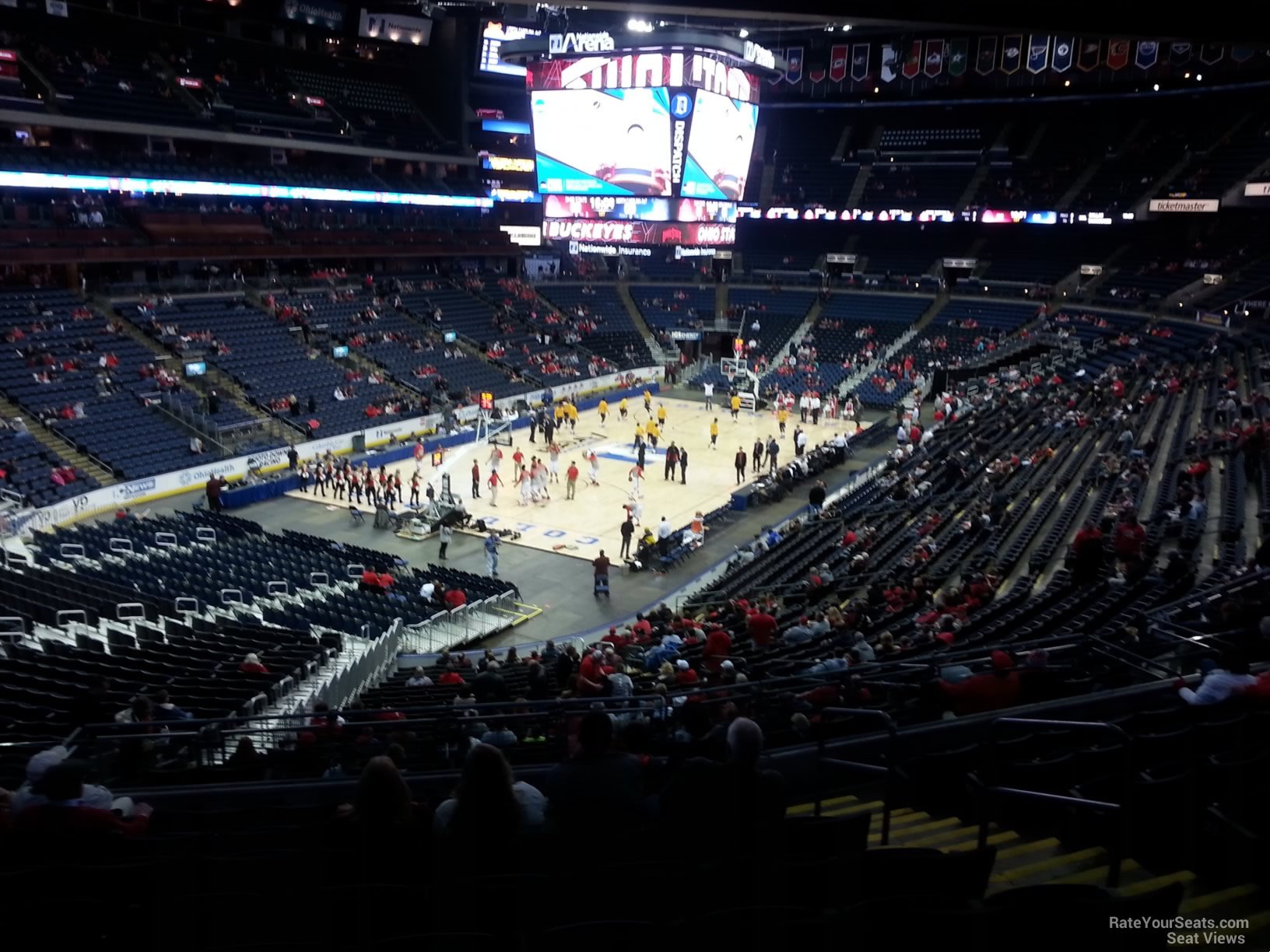 section cl9 seat view  for basketball - nationwide arena