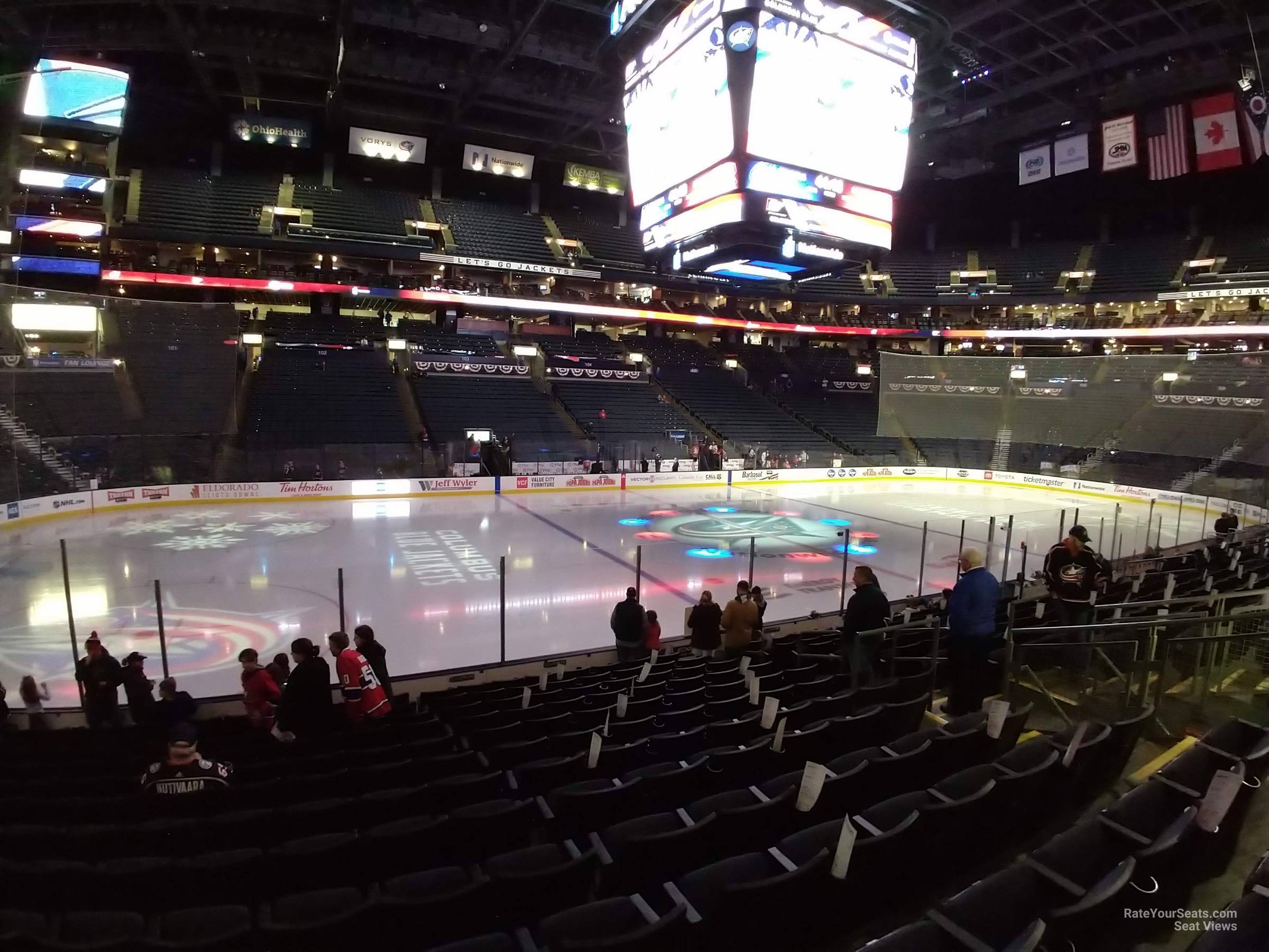 Nationwide Arena Seating Chart Section 116