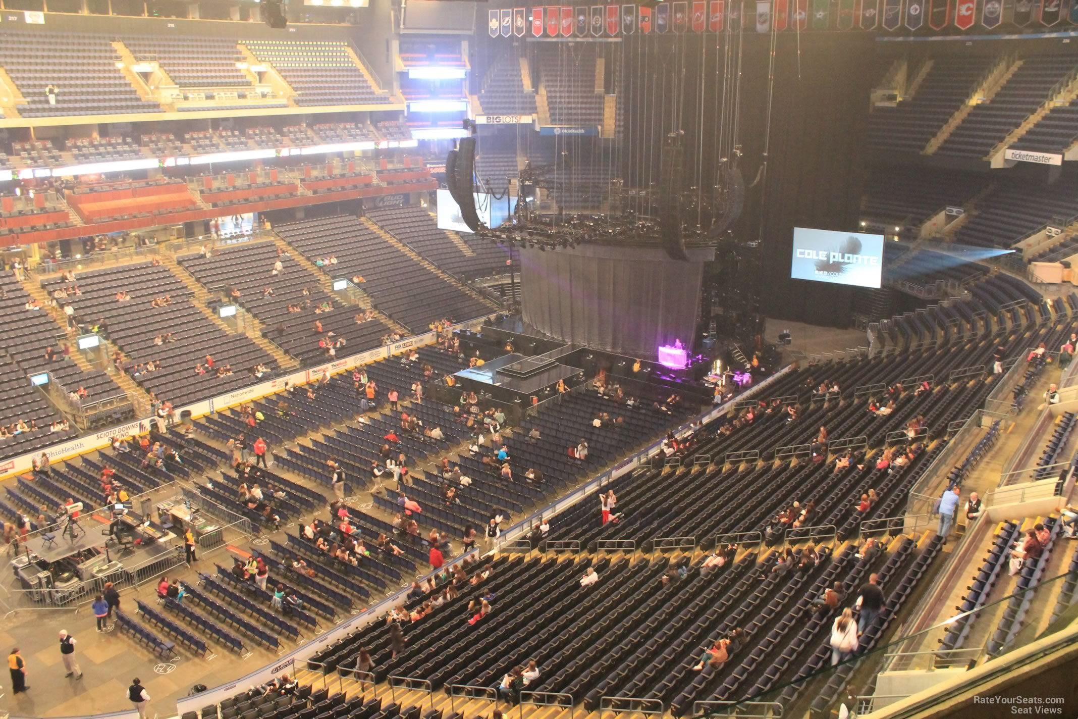 Section 207 at Nationwide Arena for Concerts