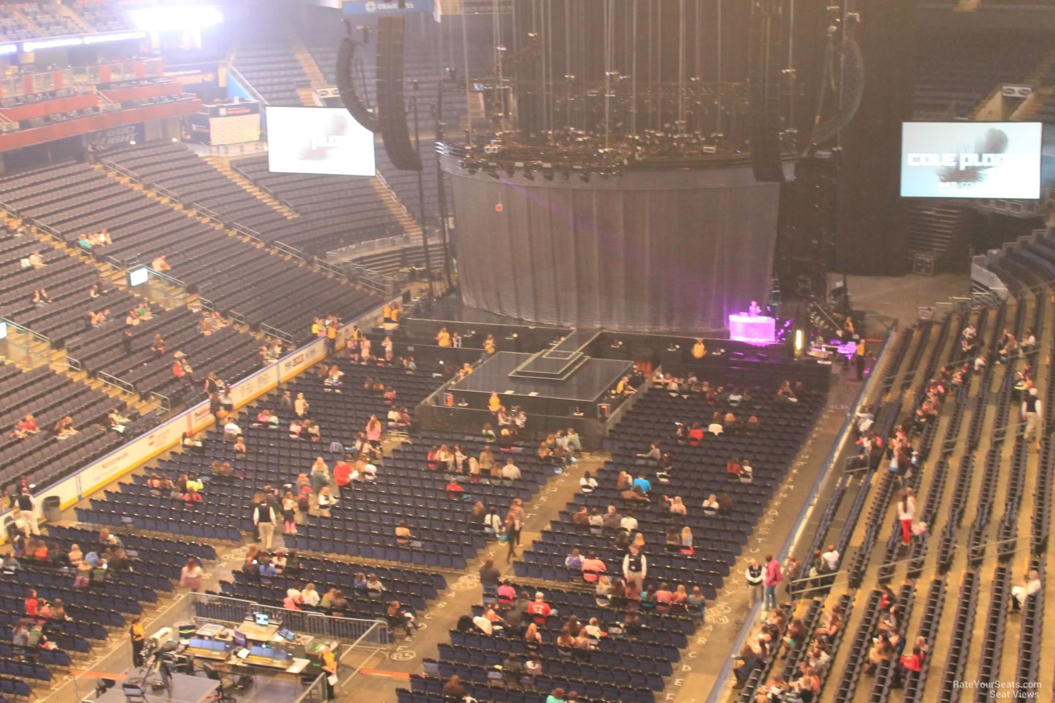 section 209, row c seat view  for concert - nationwide arena