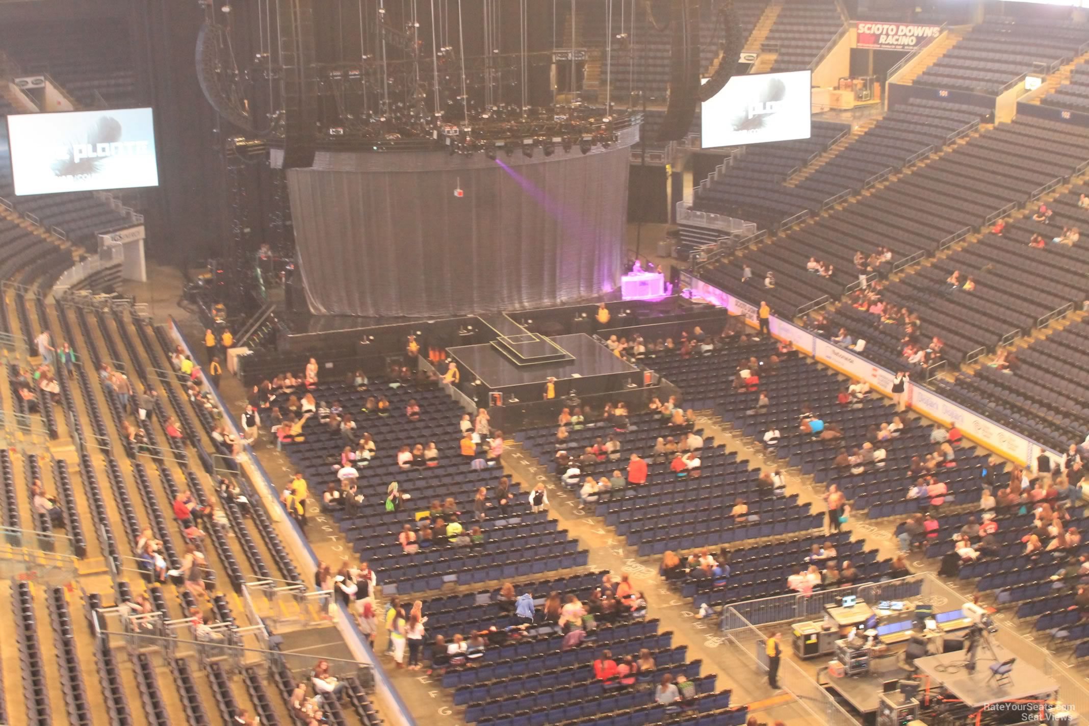 section 213 seat view  for concert - nationwide arena