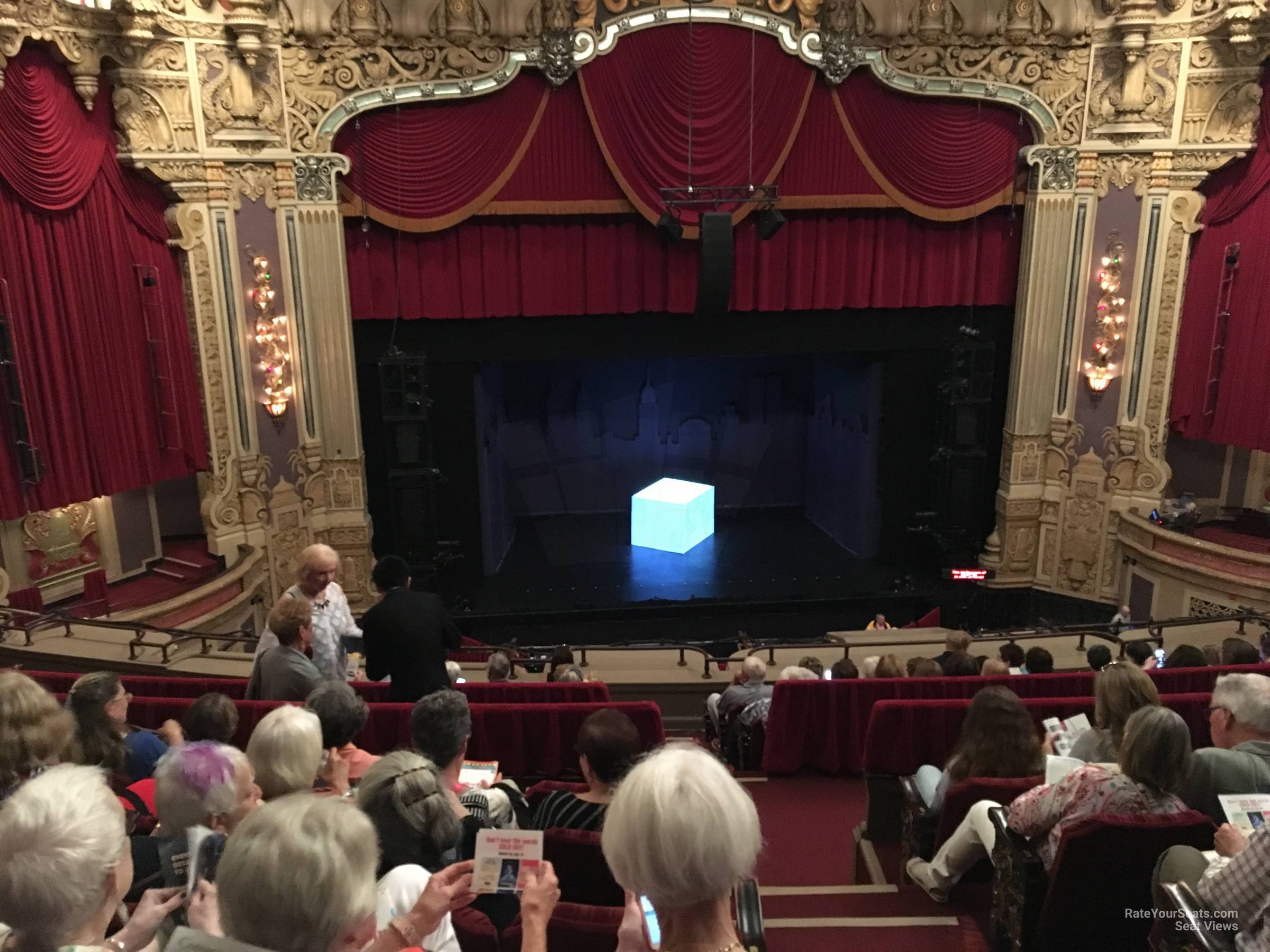 balcony left center, row h seat view  - nederlander theatre (chicago)