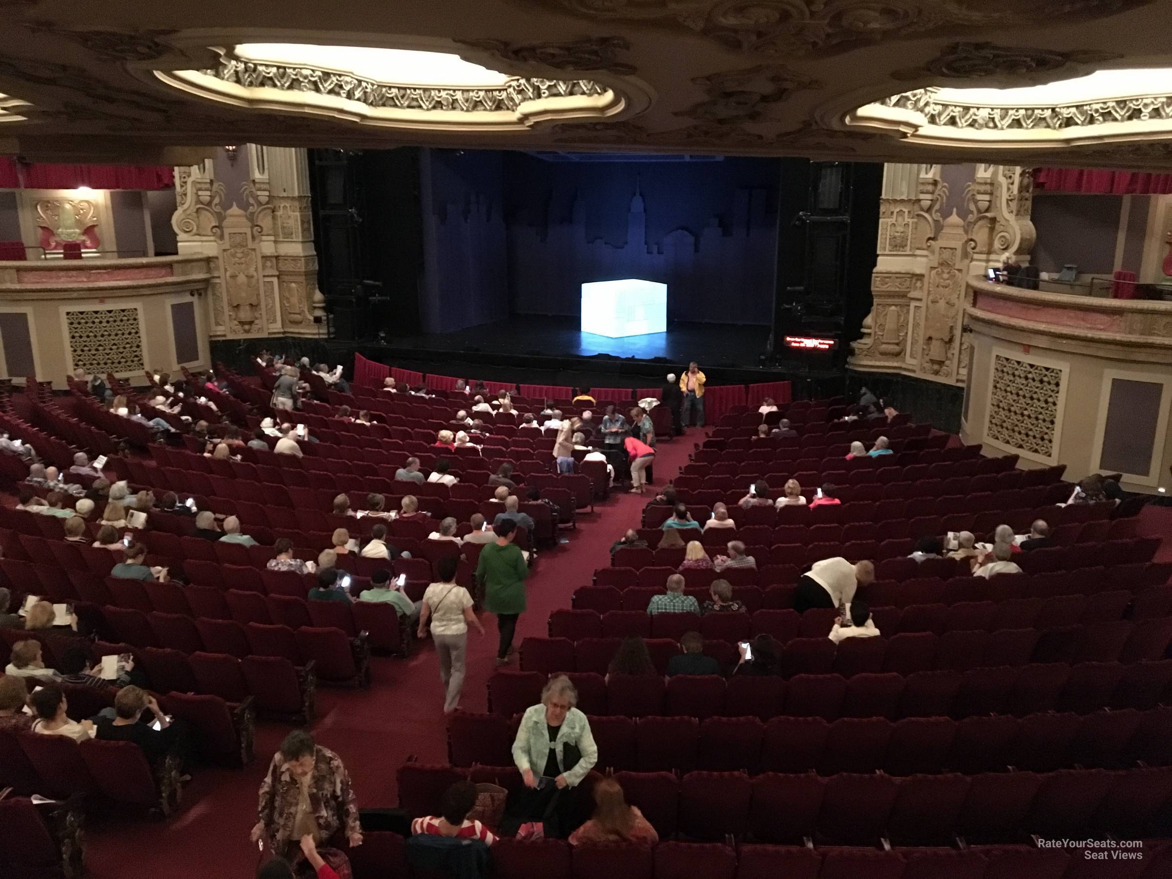 dress circle right center, row c seat view  - nederlander theatre (chicago)