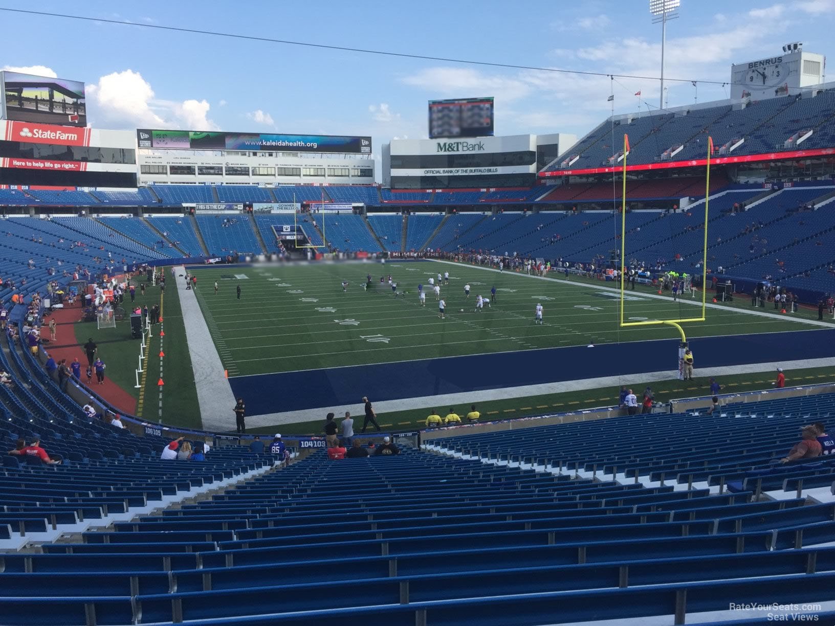 section 103, row 30 seat view  - highmark stadium