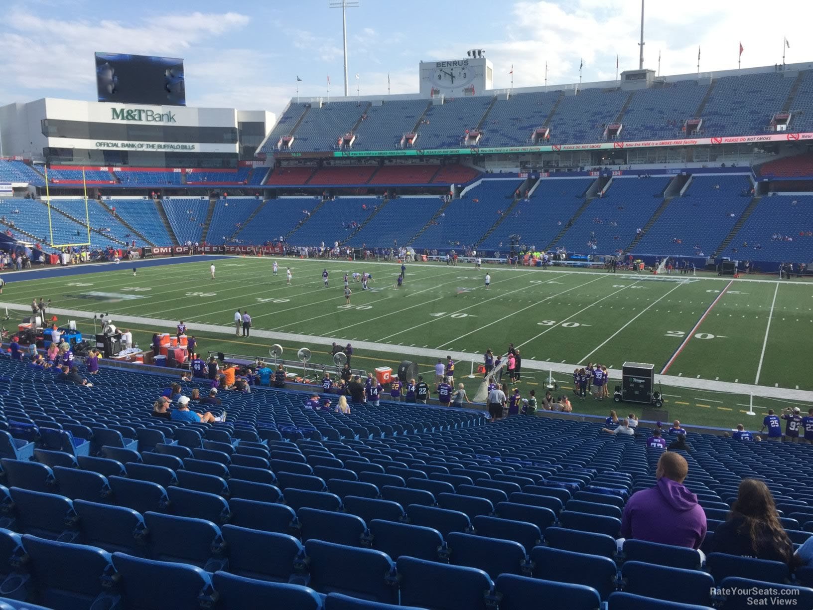 section 109, row 30 seat view  - highmark stadium