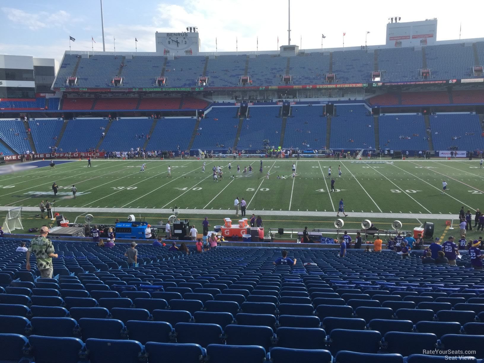 section 111, row 30 seat view  - highmark stadium