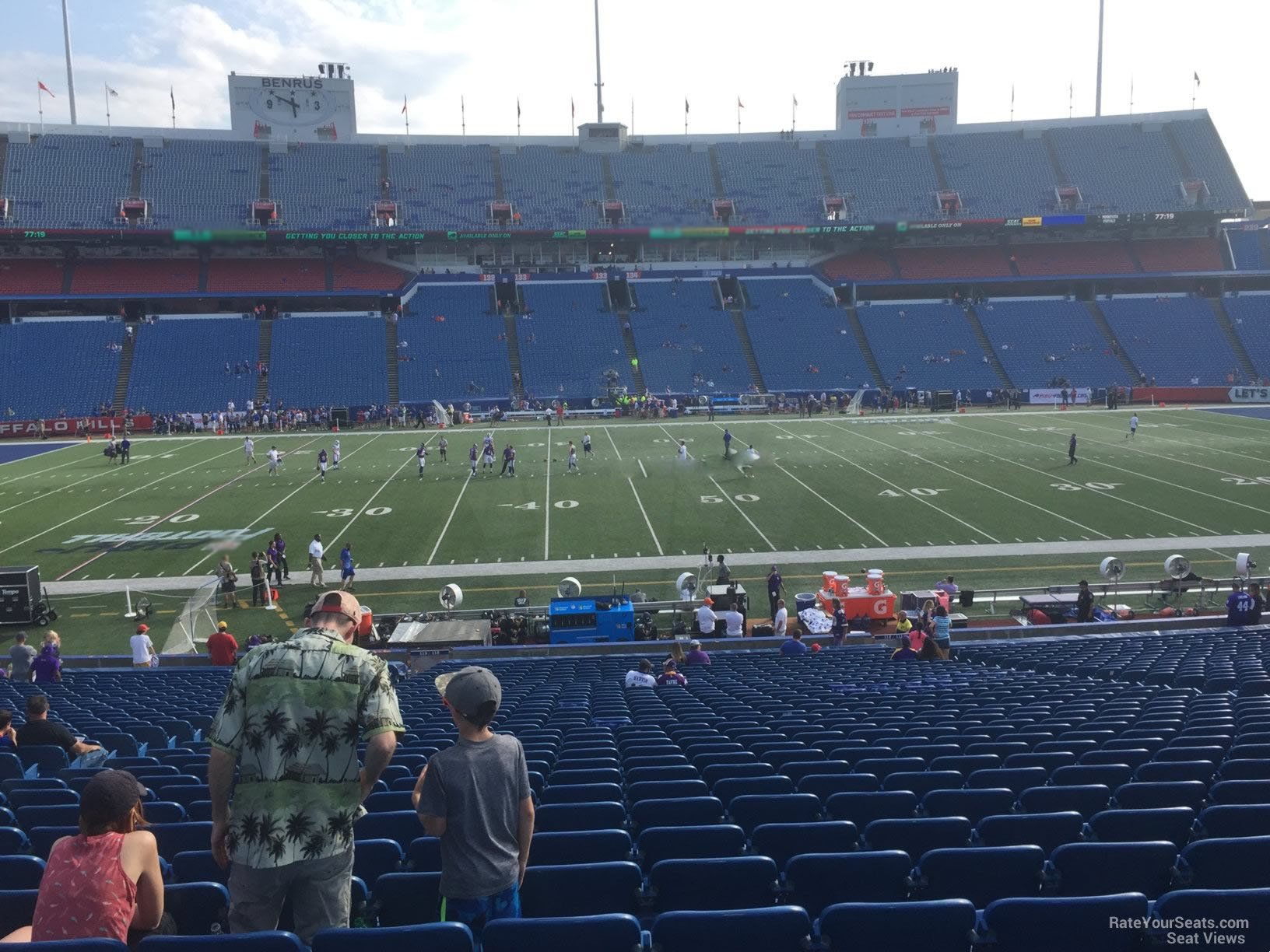 section 112, row 30 seat view  - highmark stadium