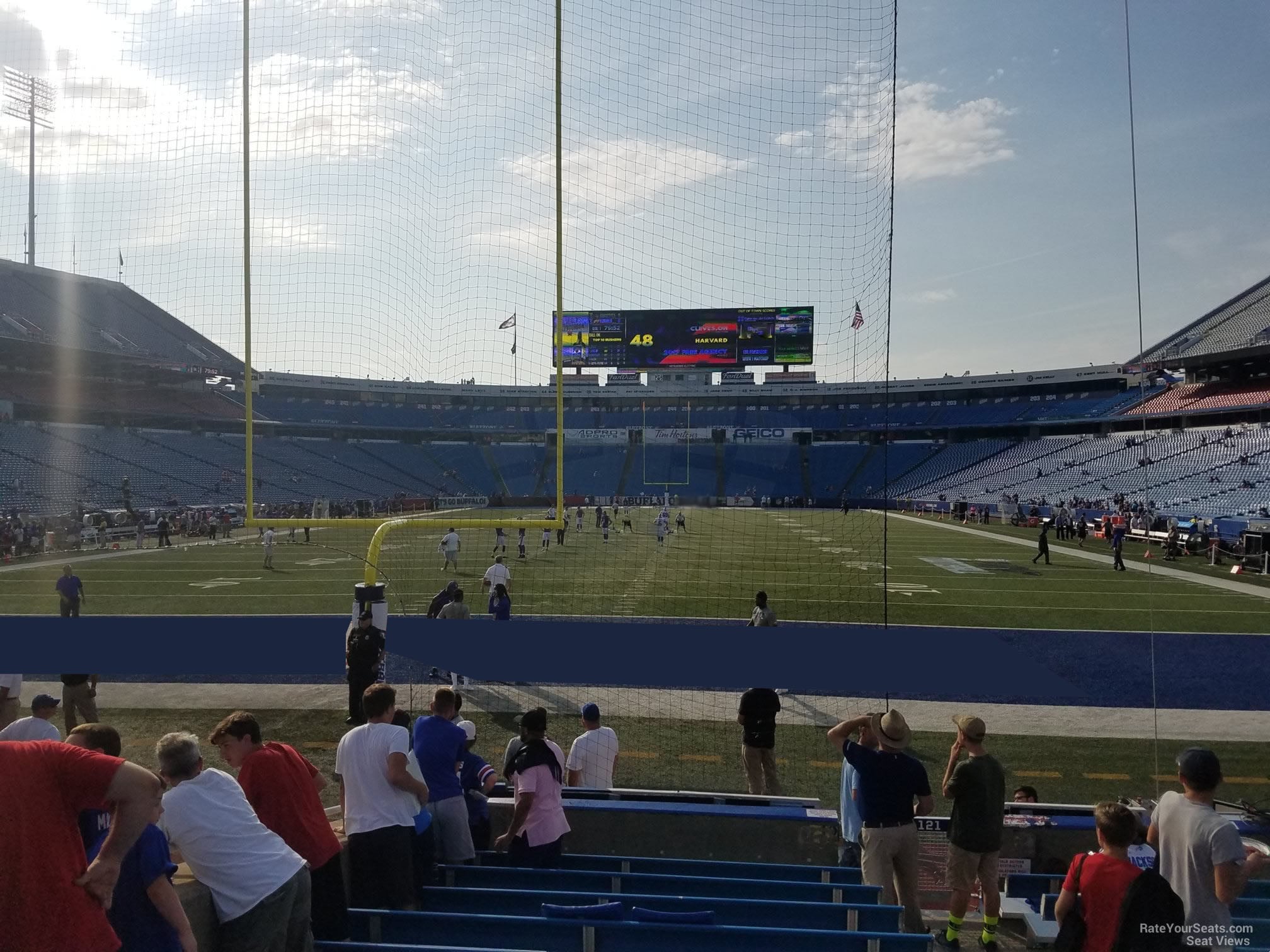 section 122, row 12 seat view for football - highmark stadium