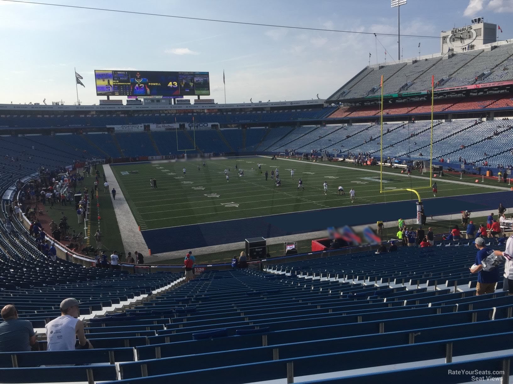 section 124, row 30 seat view  - highmark stadium