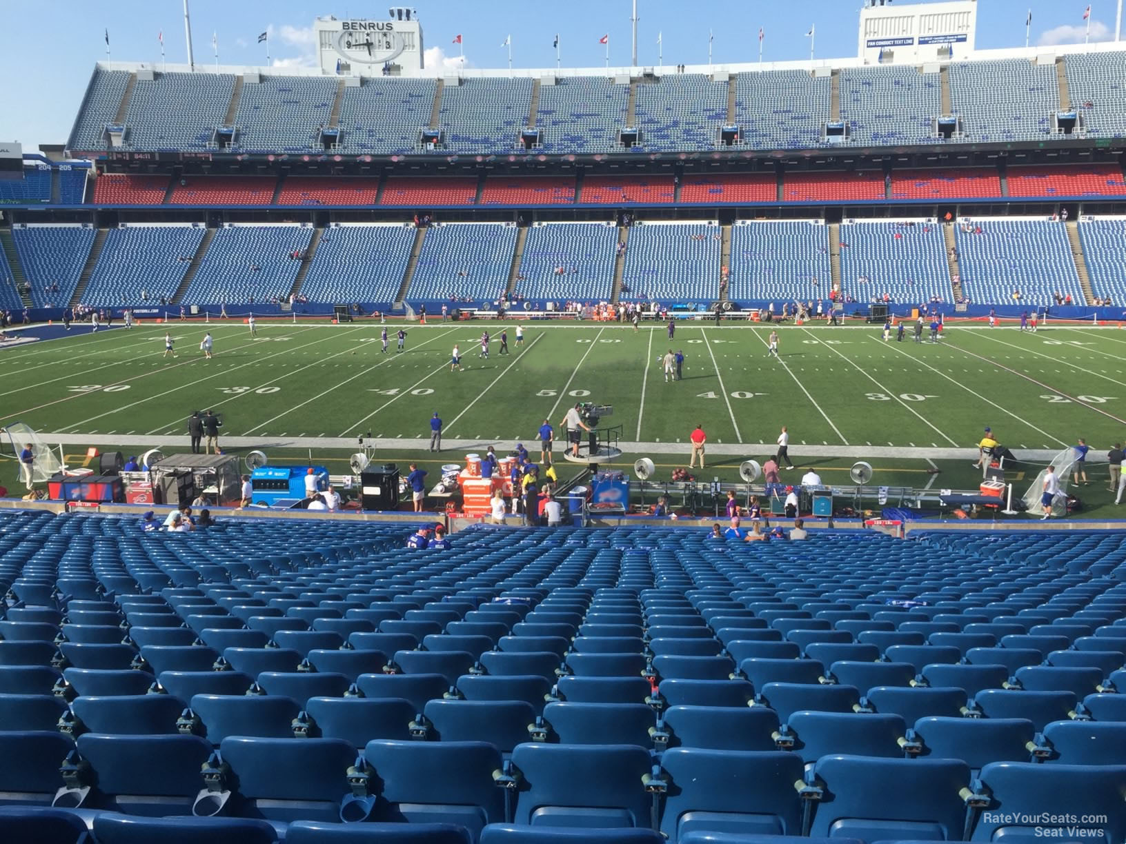 section 133, row 30 seat view  - highmark stadium