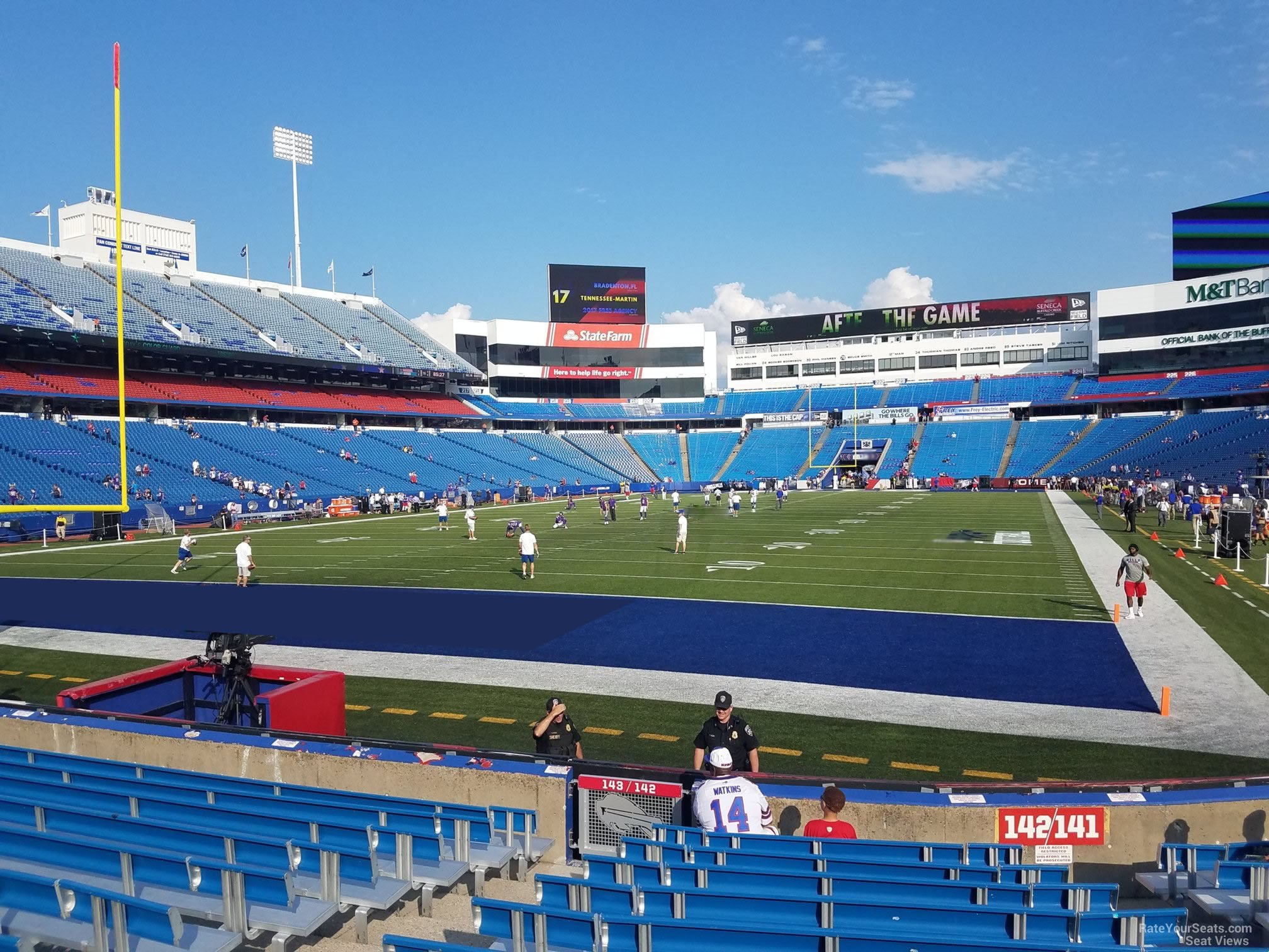 section 142, row 12 seat view  for football - highmark stadium