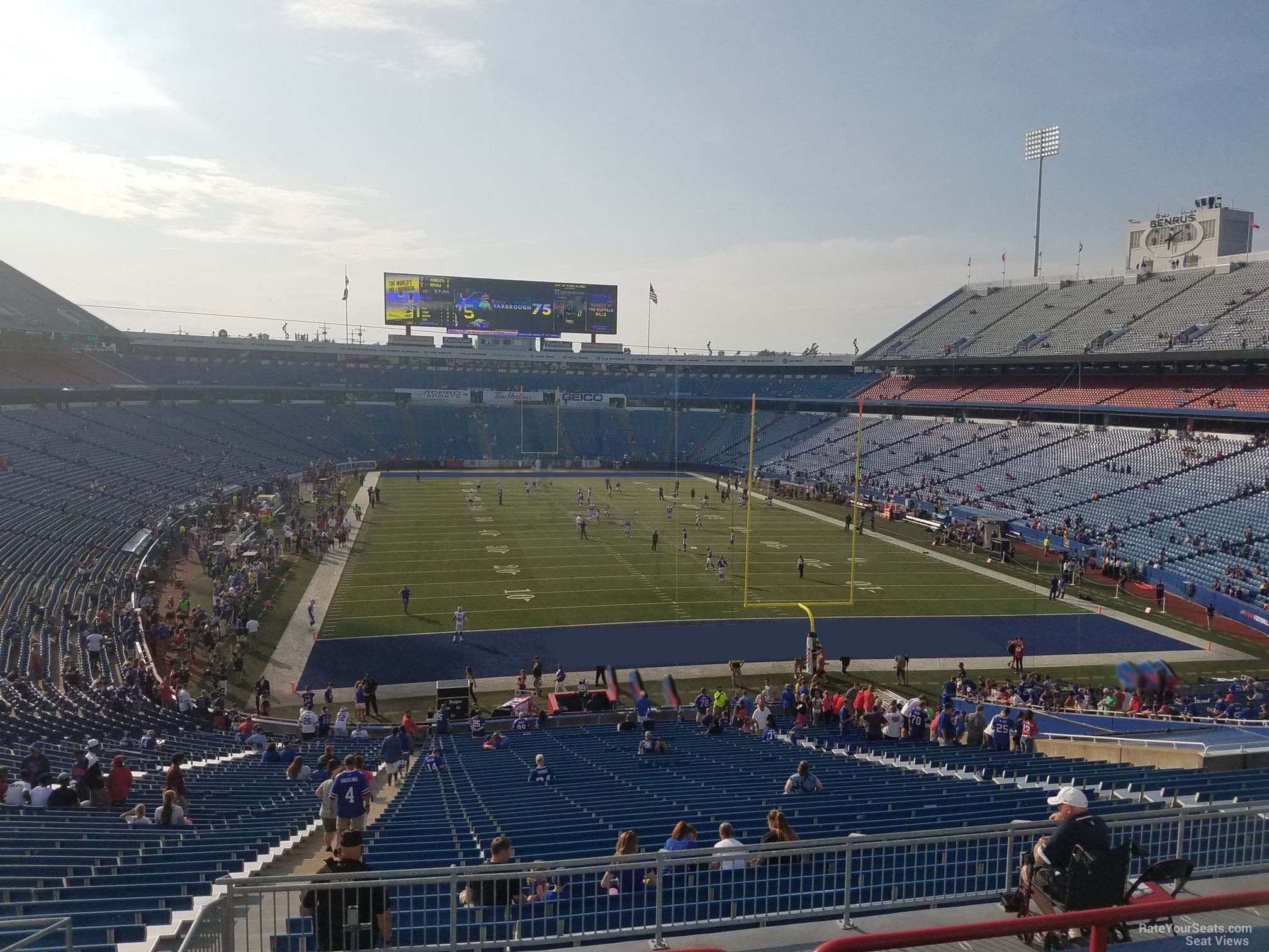 section 224, row 4 seat view  - highmark stadium