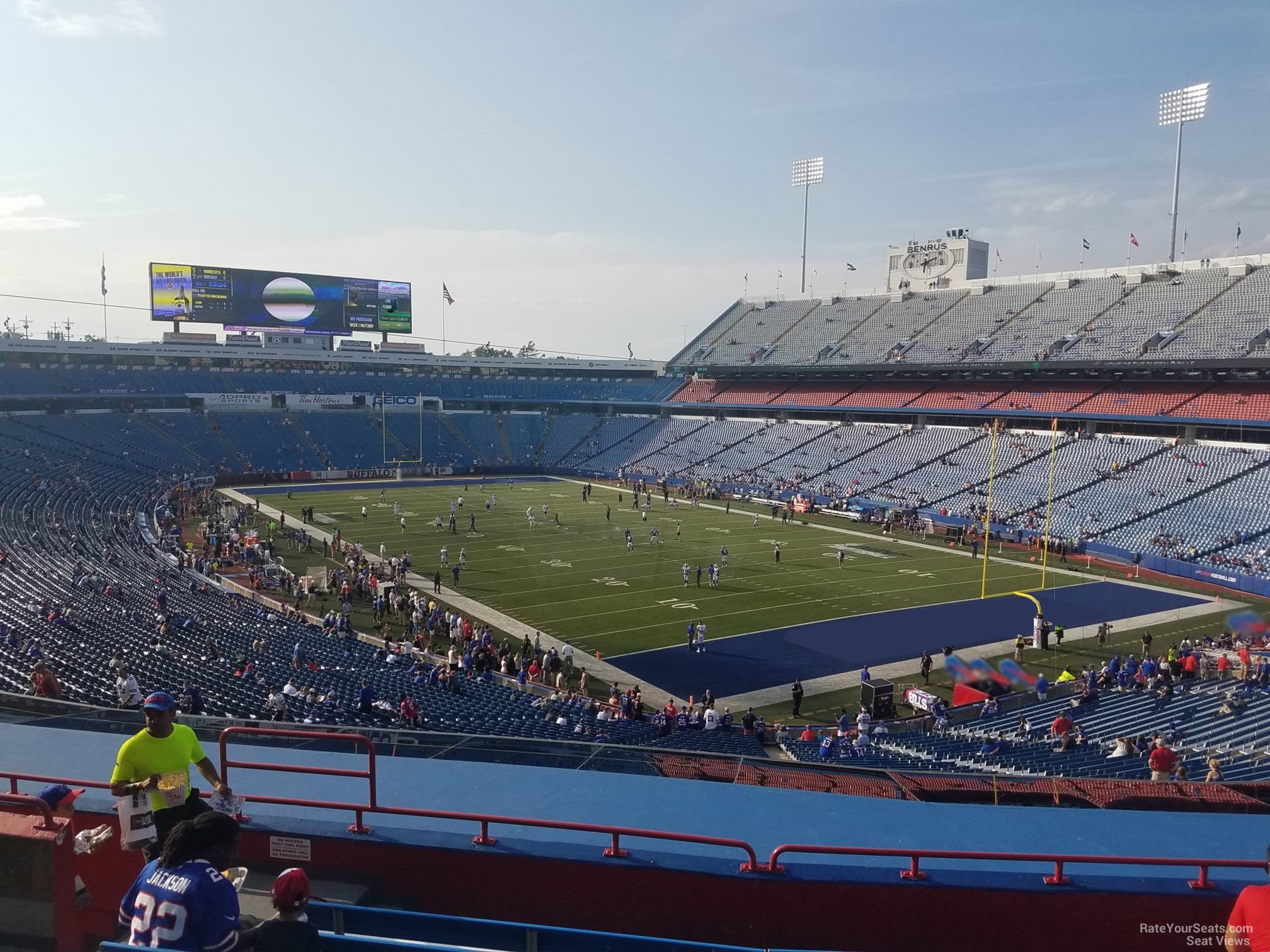 section 226, row 9 seat view  - highmark stadium