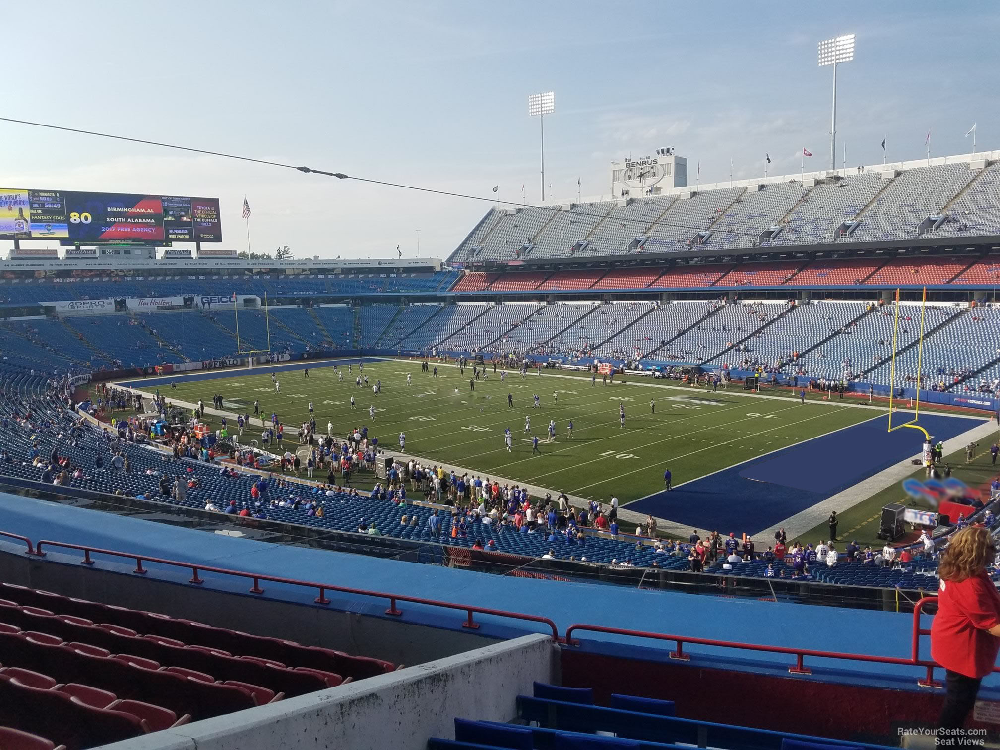 section 228, row 9 seat view  - highmark stadium