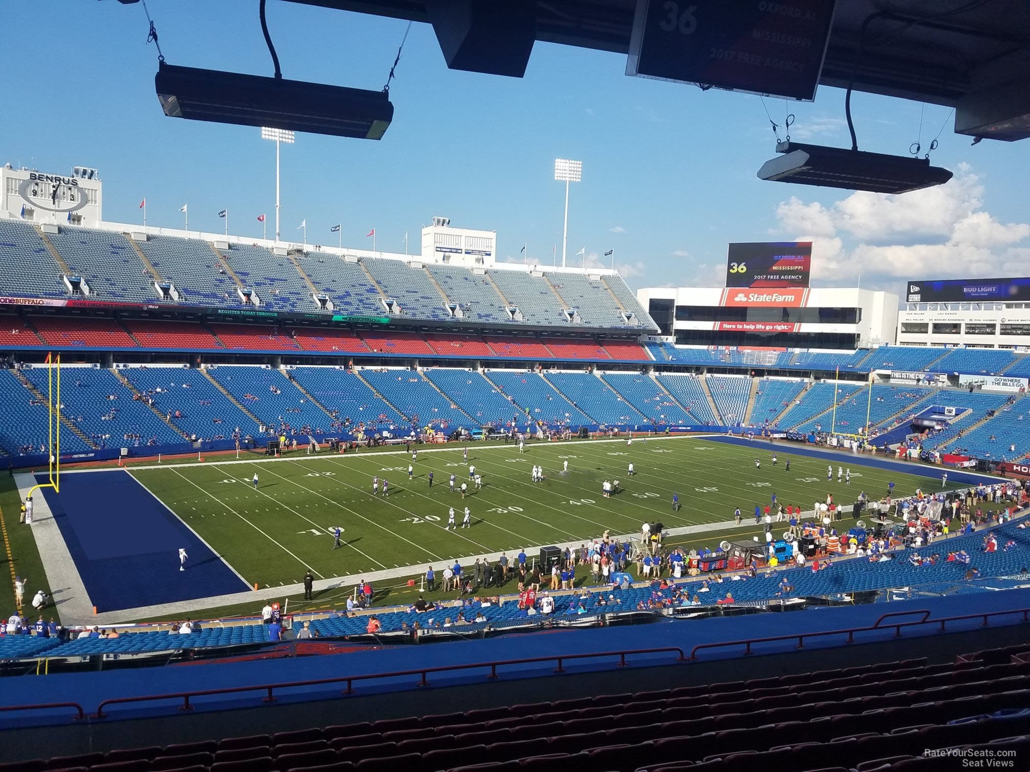 section 237, row 11 seat view  for football - highmark stadium