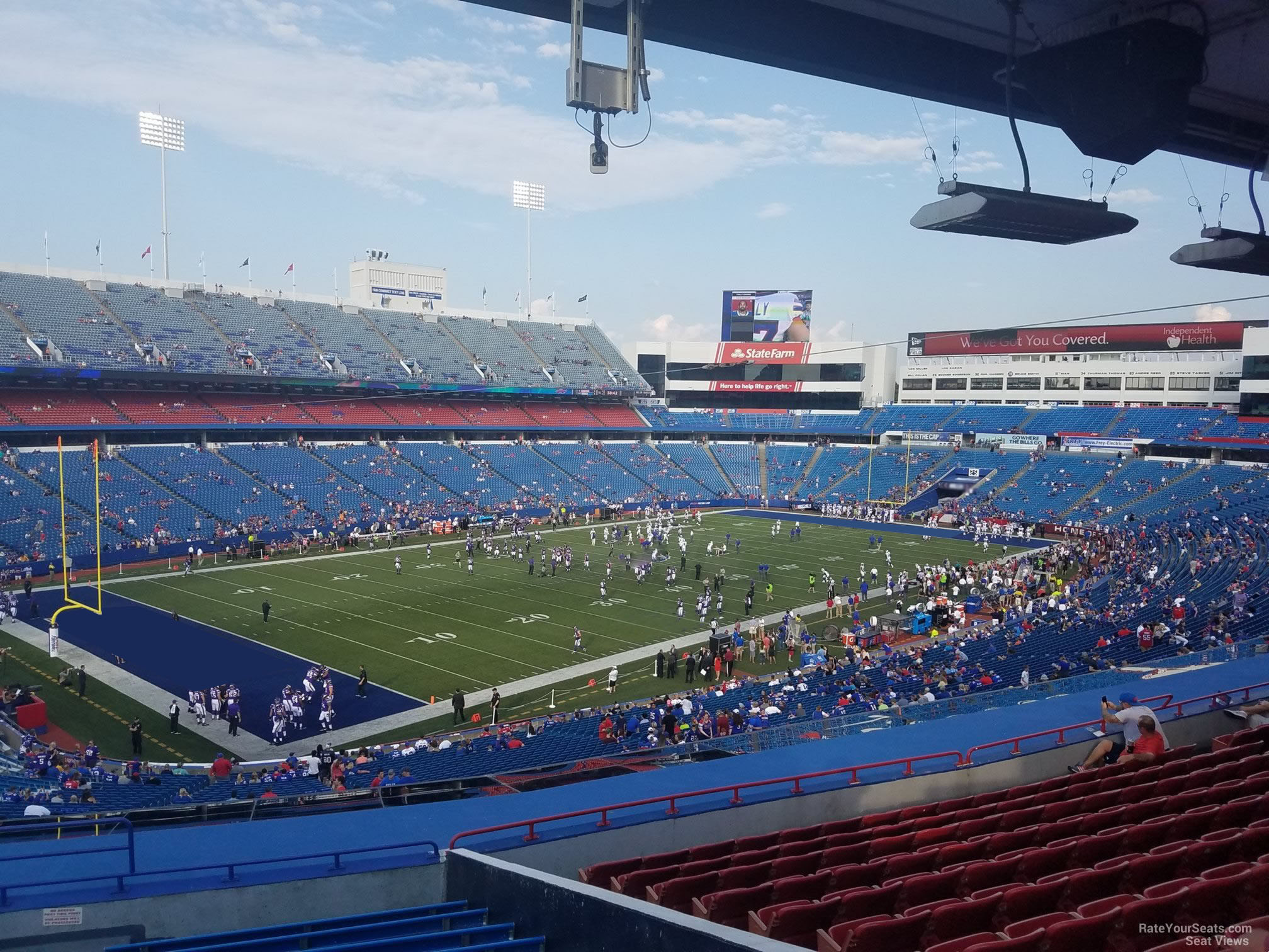 section 239, row 12 seat view  for football - highmark stadium